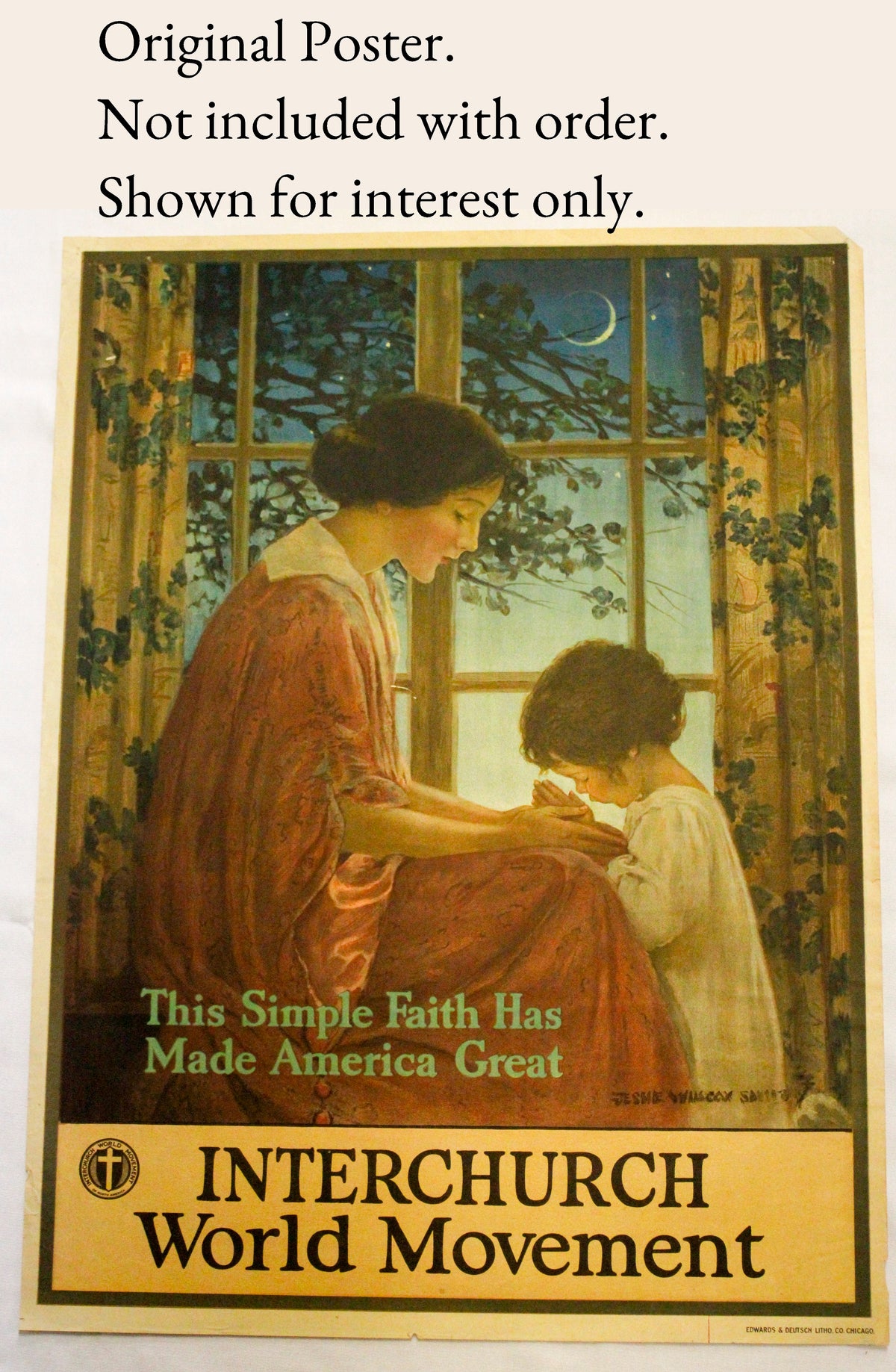 New! Mother Teaching Her Child to Pray – Jessie Wilcox Smith – Beautiful Catholic Art – Archival Quality