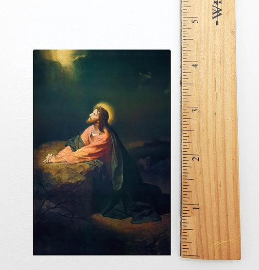 New!  Agony in the Garden Holy Card – pack of 10/100/1000  – Easter Holy Card