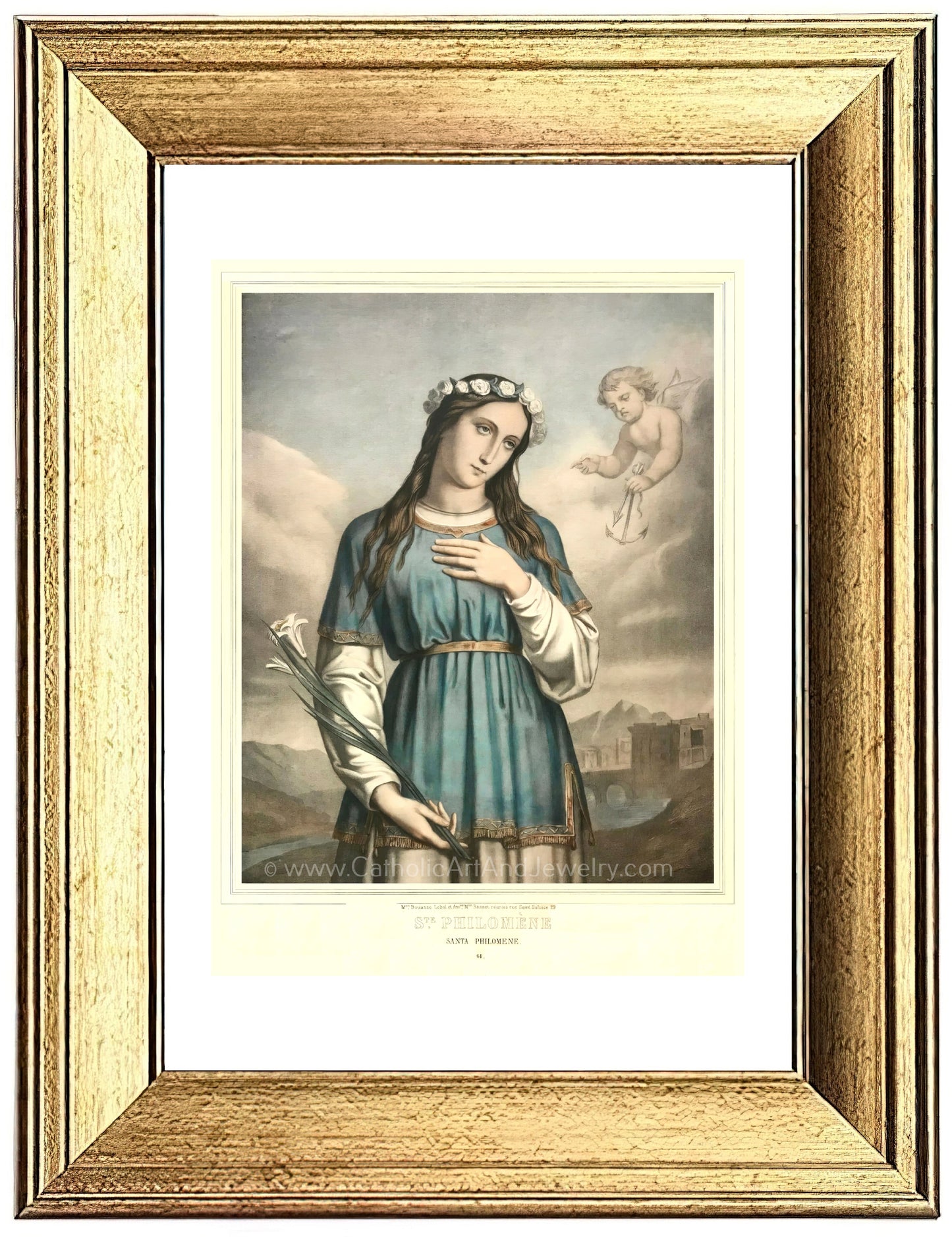 a painting of a woman holding a baby