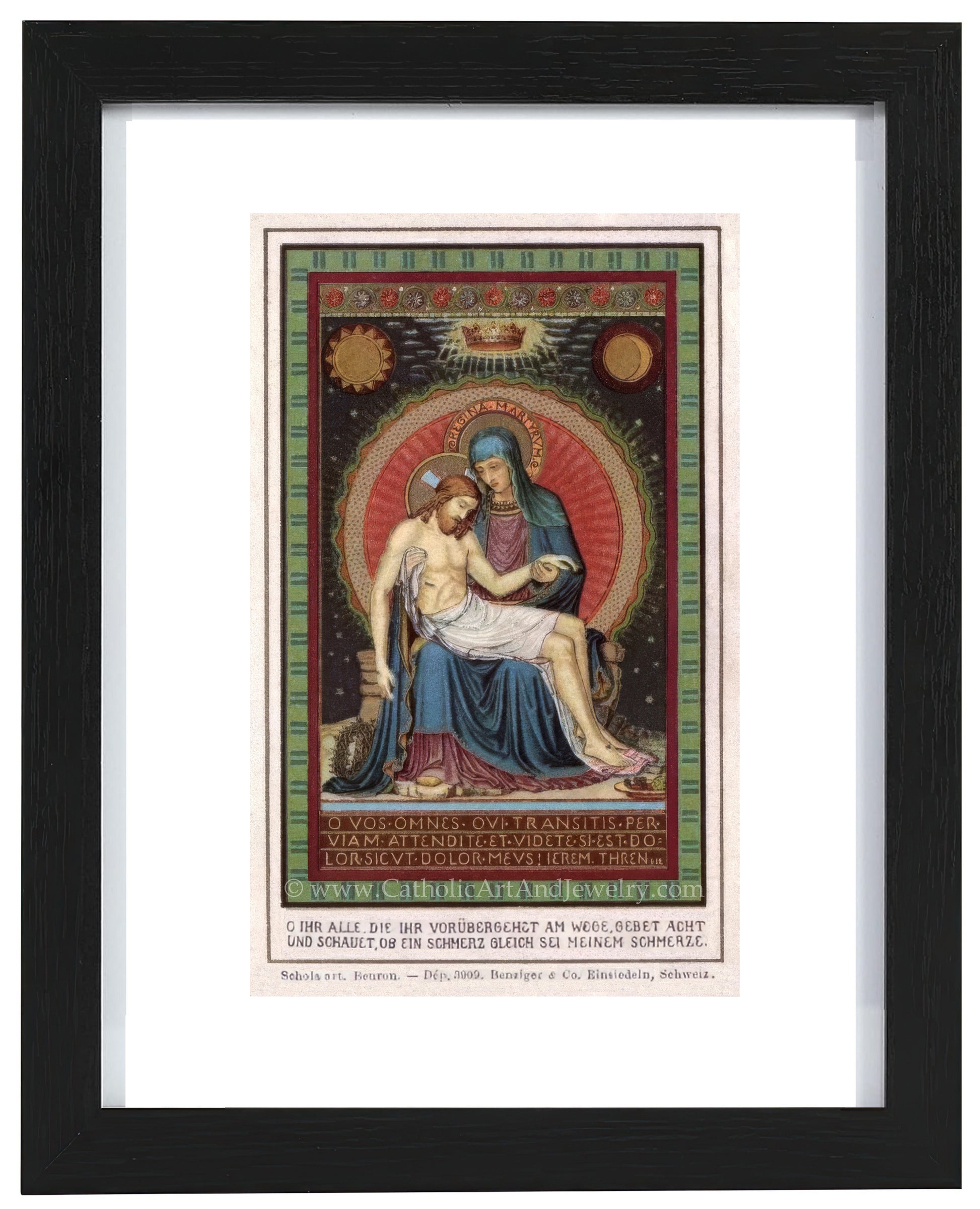 a painting of a woman holding a child