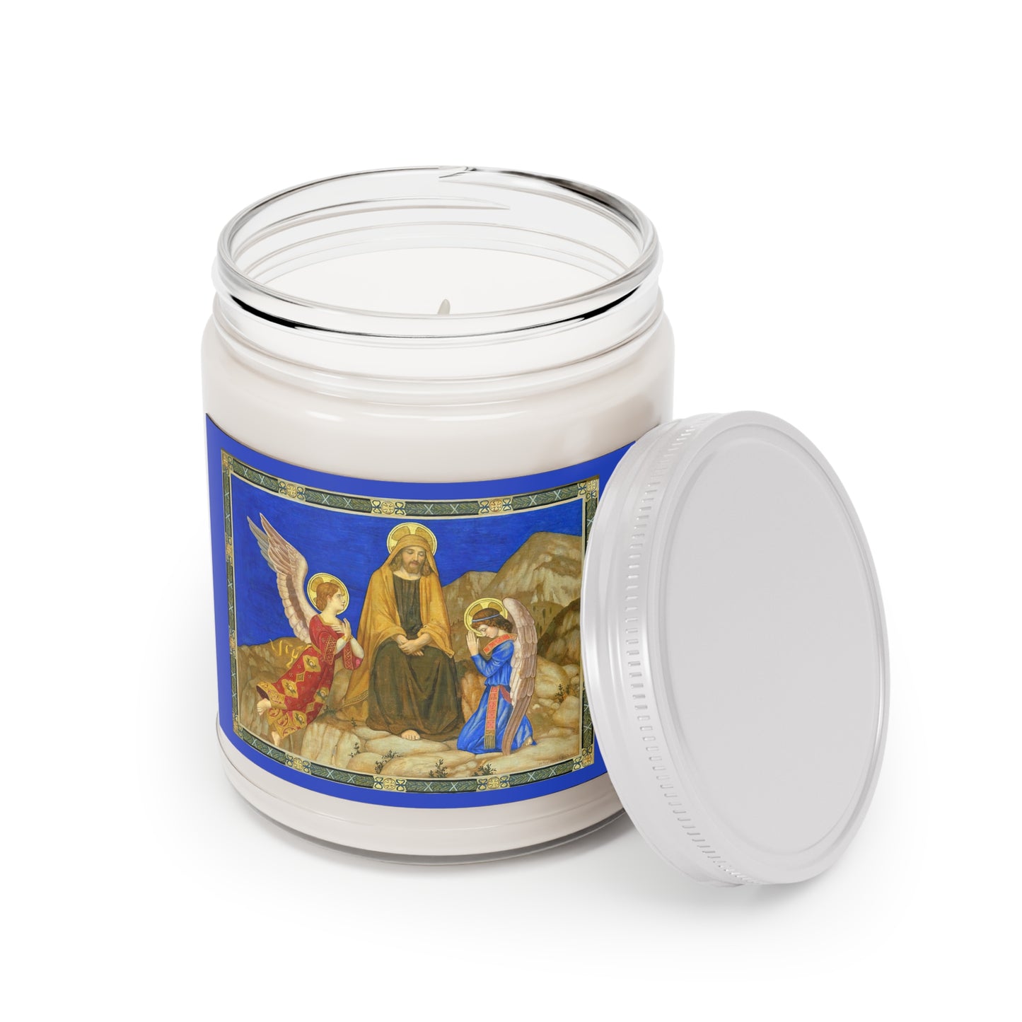 New! Jesus In The Desert Scented Candle - 9 oz - Free Shipping!
