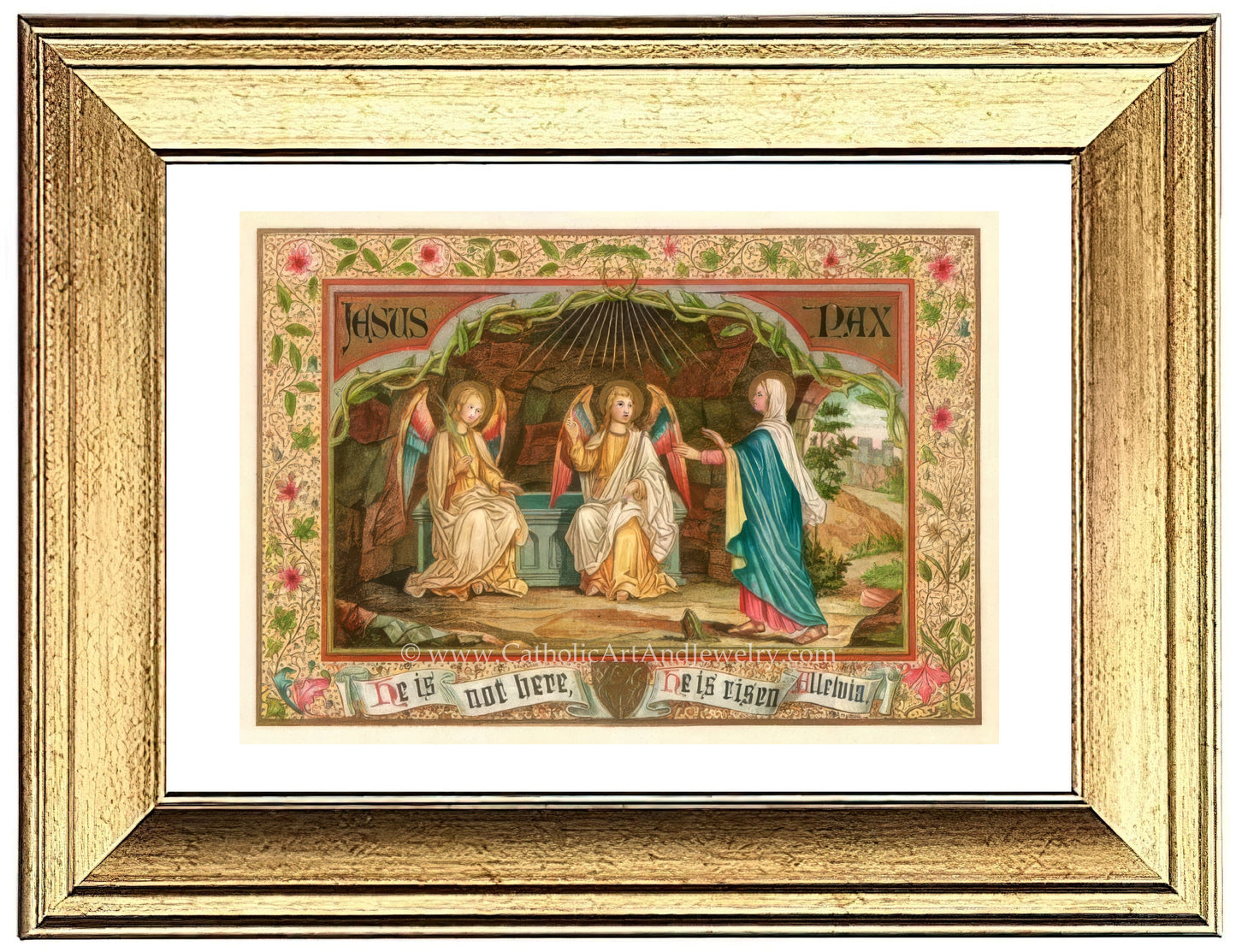 a painting of a group of women sitting around a fountain