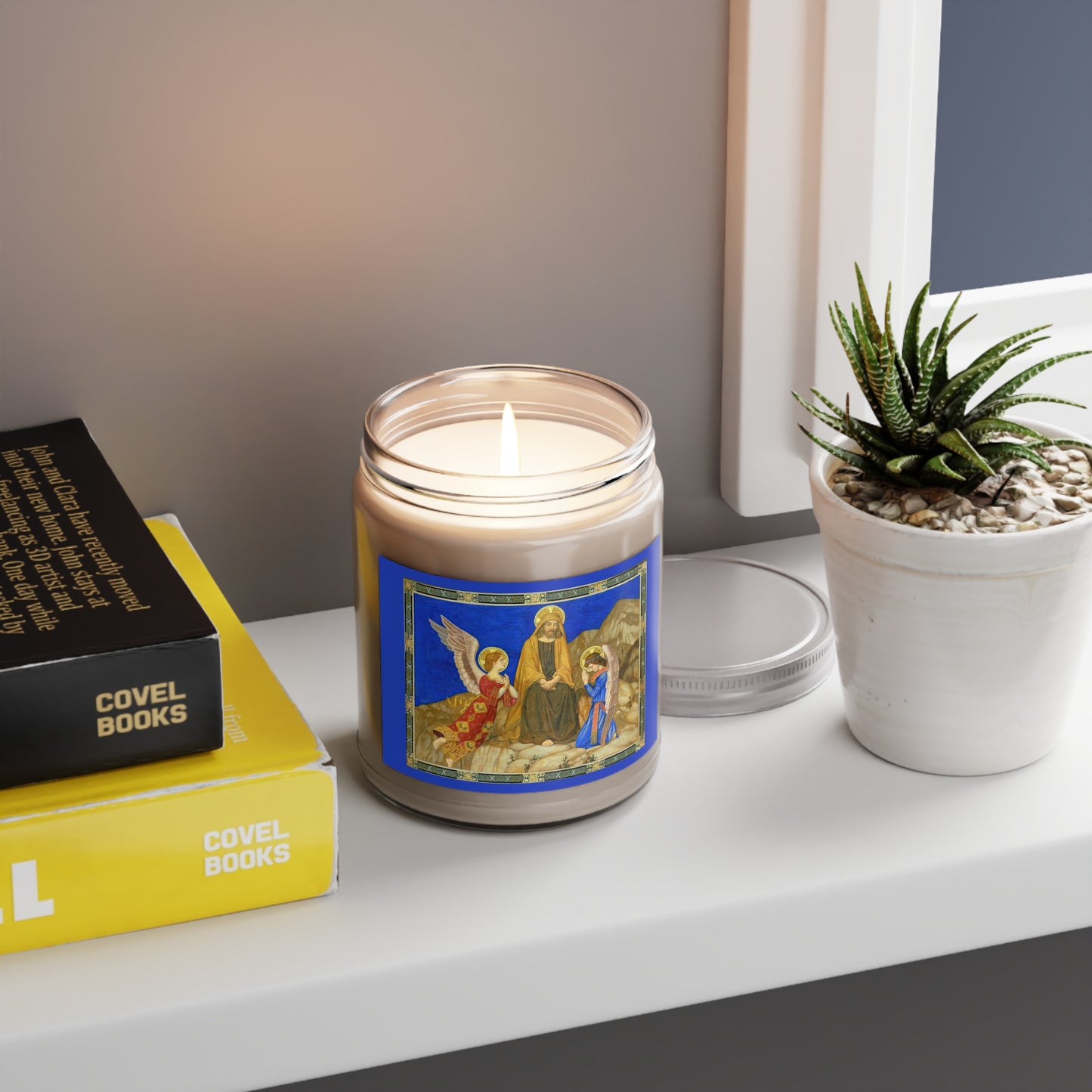 New! Jesus In The Desert Scented Candle - 9 oz - Free Shipping!