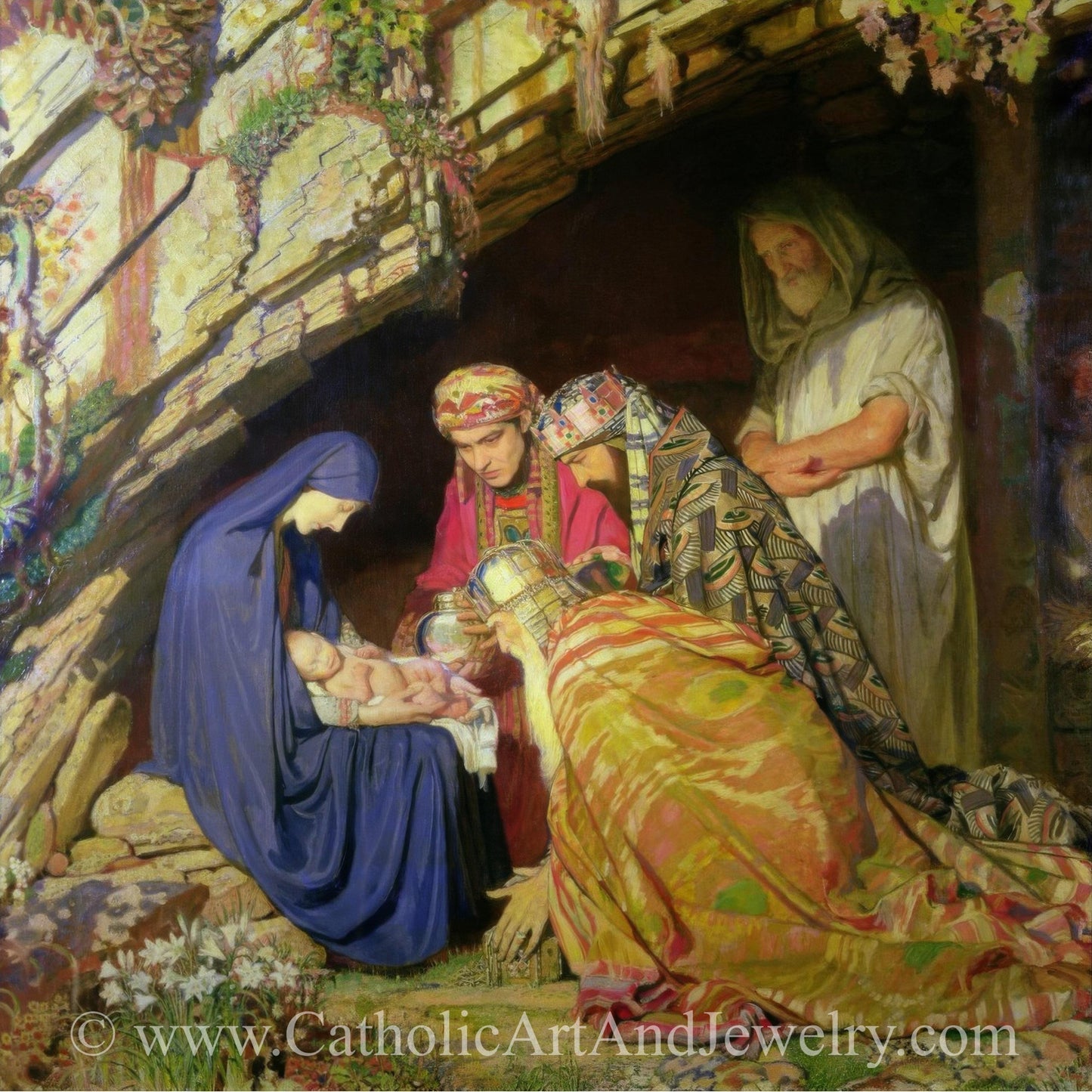 New! The Three Wise Men – George Spencer Watson – Catholic Art Print – Archival Quality – Christmas Print