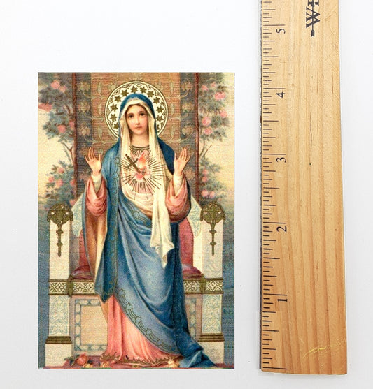 Mary in the Gospel – Holy Card – Handmaid of the Lord – pack of 10/100/1000