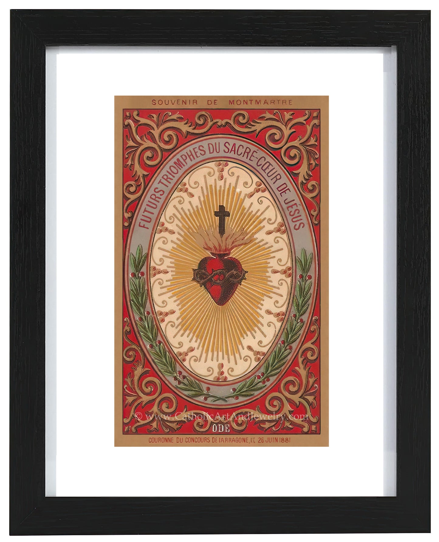 a picture of a heart with a cross on it