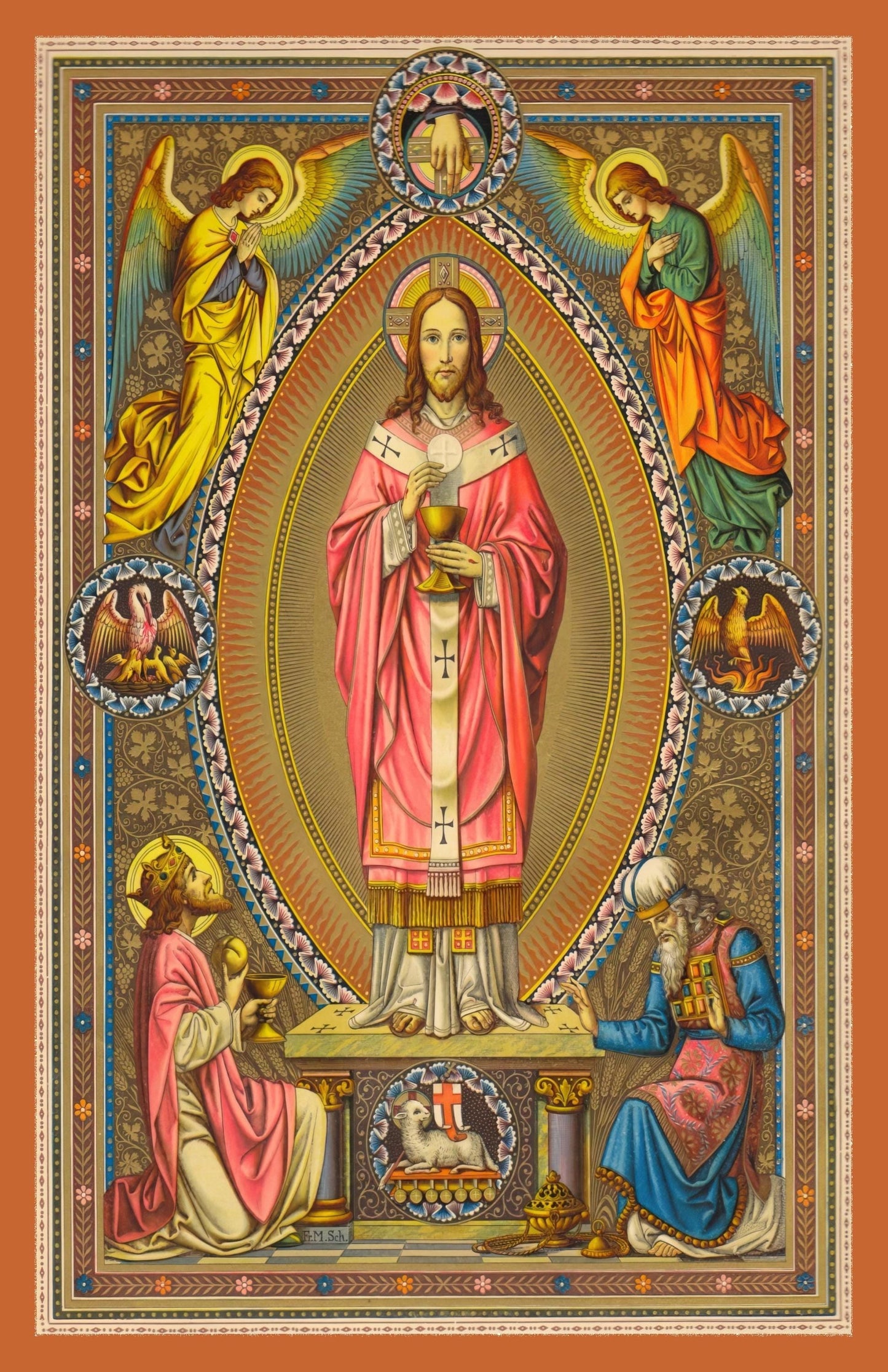 New! Christ the High Priest – Prayer for Our Priests – Vintage Holy Card – pack of 10/100/1000
