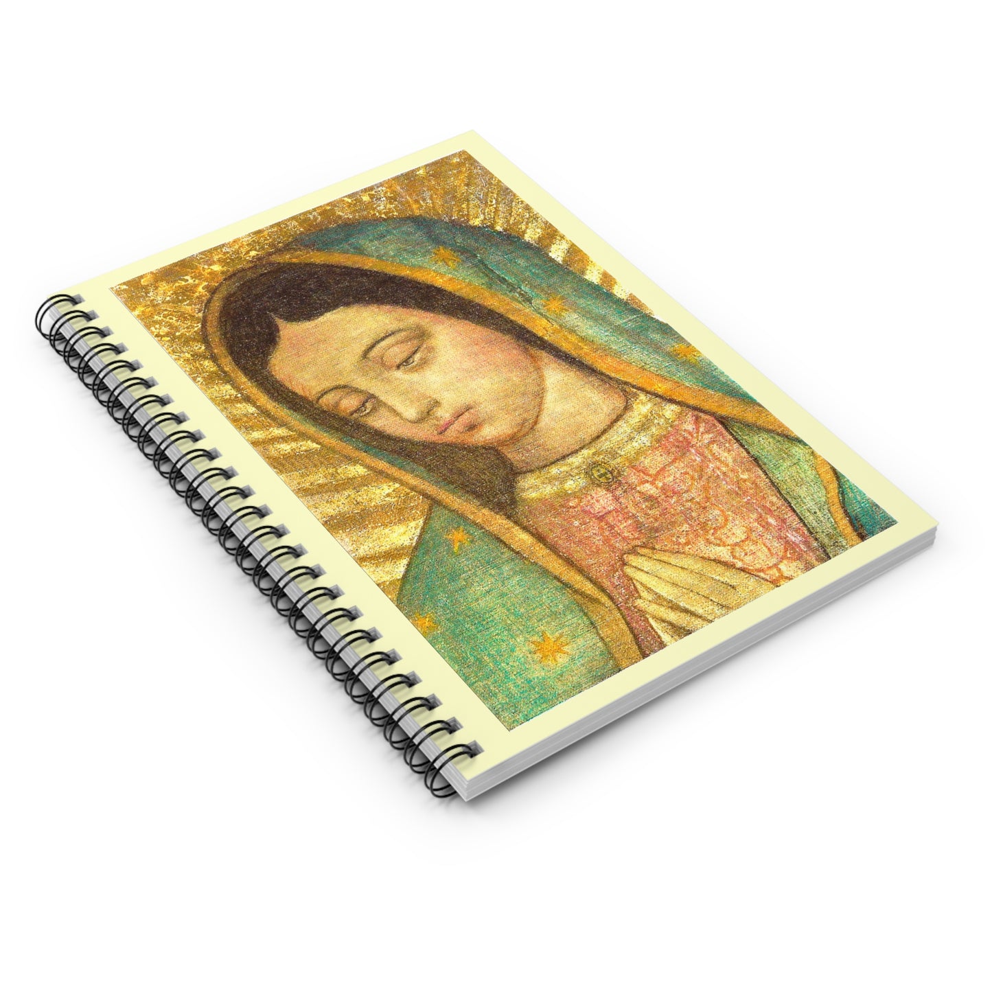 New! Our Lady of Guadalupe Close-Up Journal - Spiral Notebook - Free Shipping!