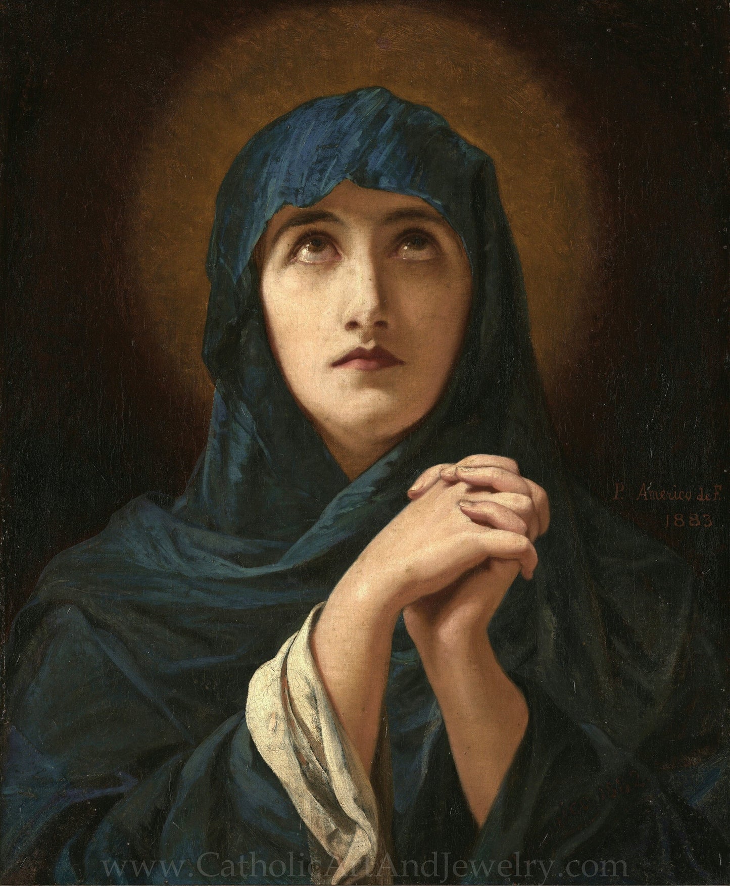 Our Lady of Sorrows – Pedro Américo – Catholic Art Print – Archival Quality