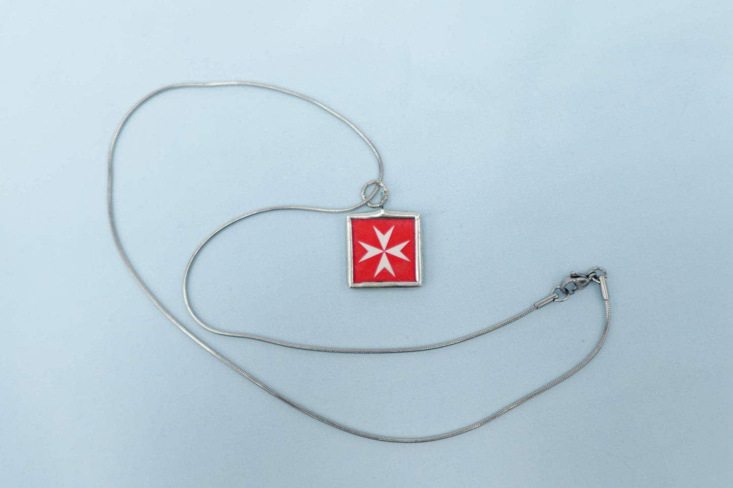 New! Maltese Cross Medal - Catholic Pendants and Charms