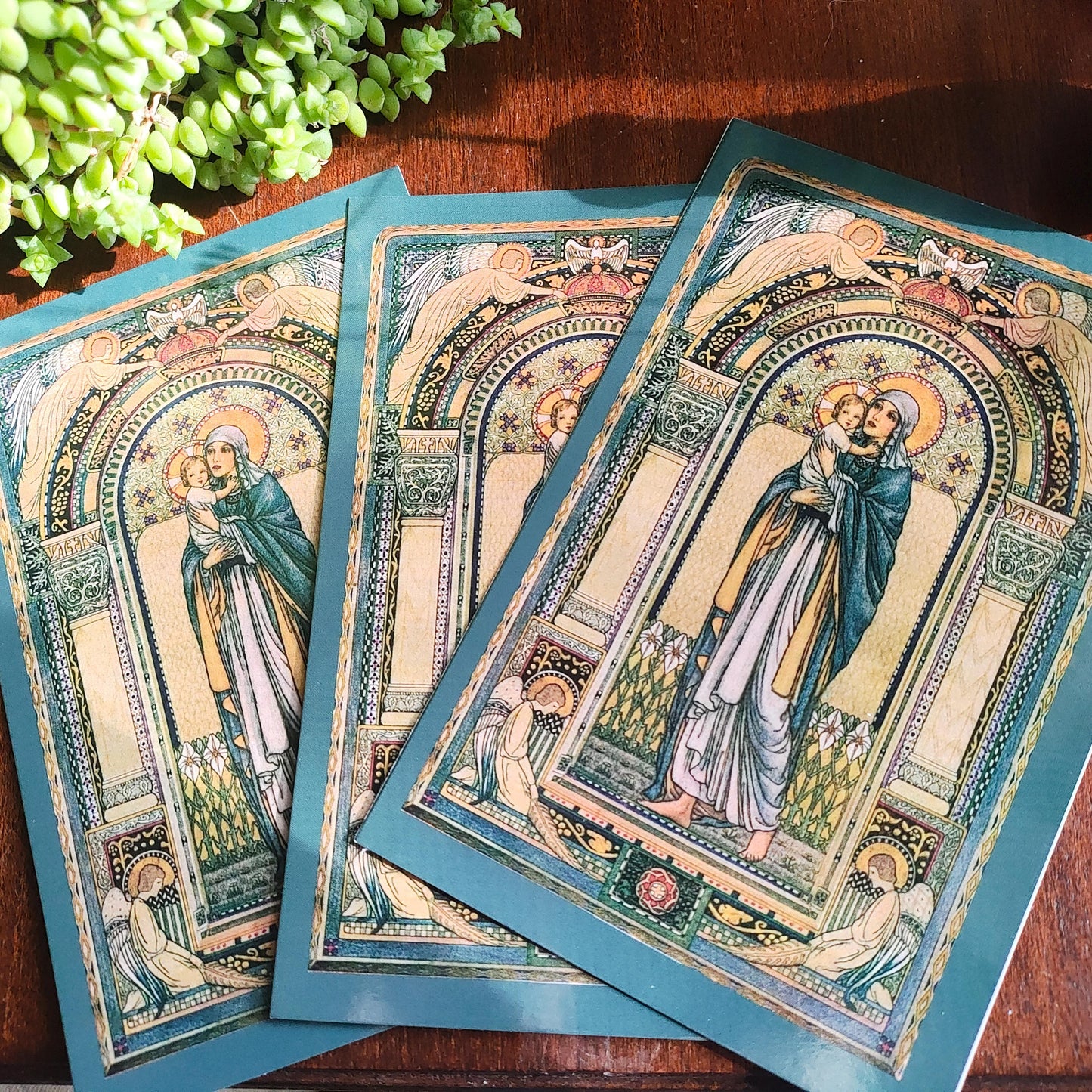 New! Labrousse Madonna and Child Postcard – 3 / 10 / 100 – Art Nouveau Catholic Art