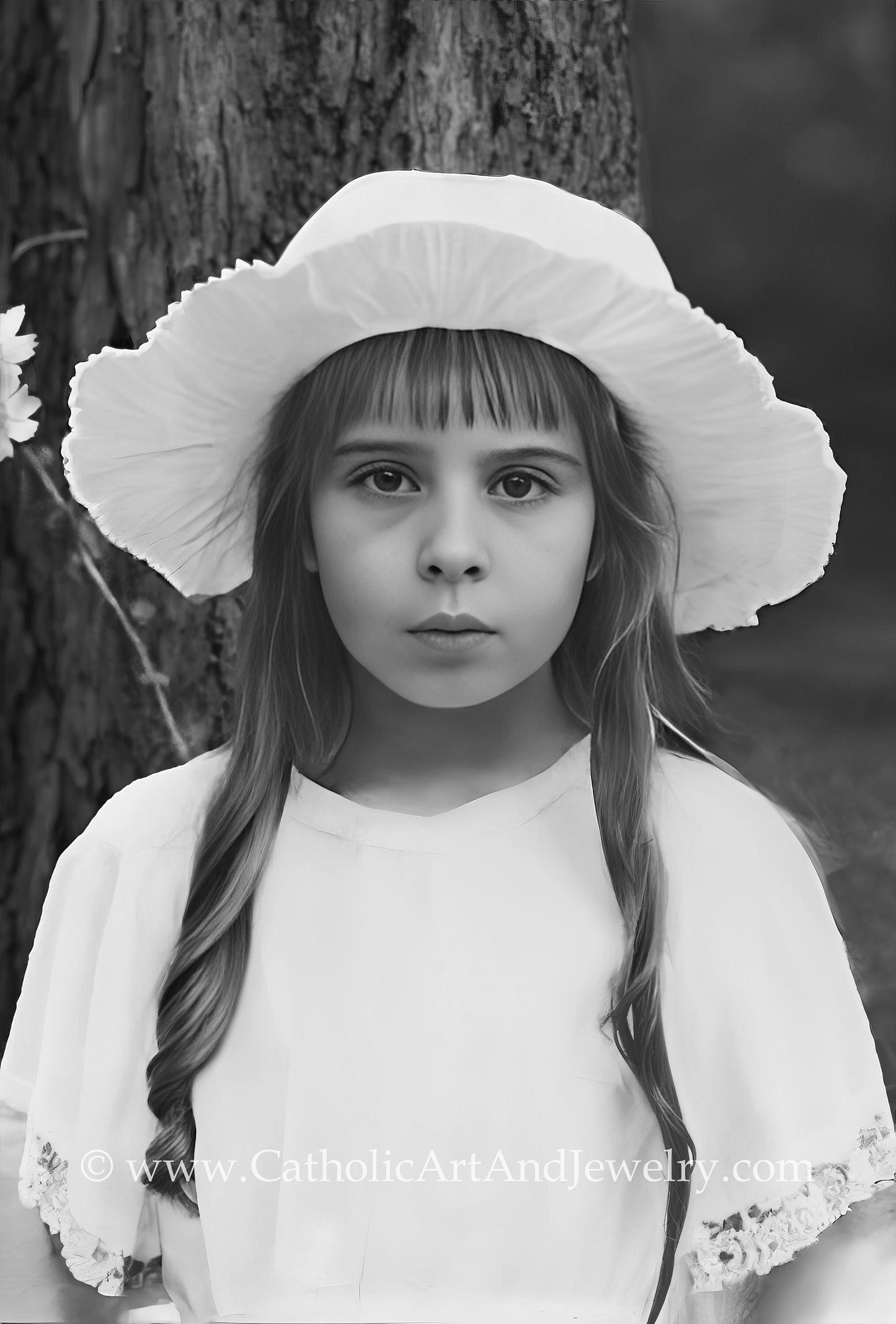 New! Ven. Anne de Guigne – Exclusive Photo Restoration – Catholic Art – Catholic Gift