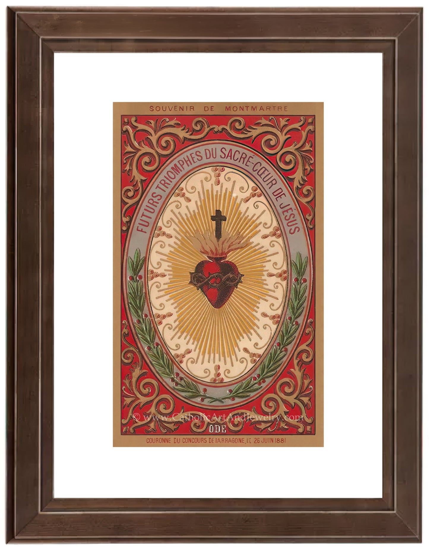 a picture of a heart with a cross on it