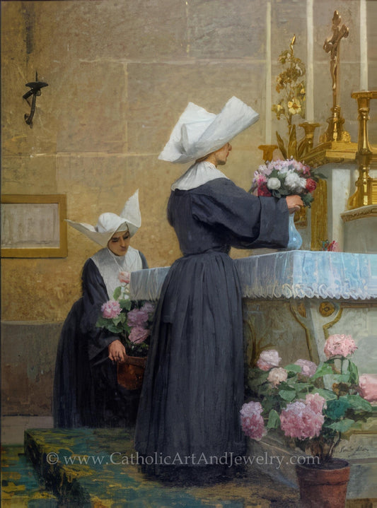 New! In His Honor – Louis Emile Adan – Beautiful Catholic Art – Archival Quality Print