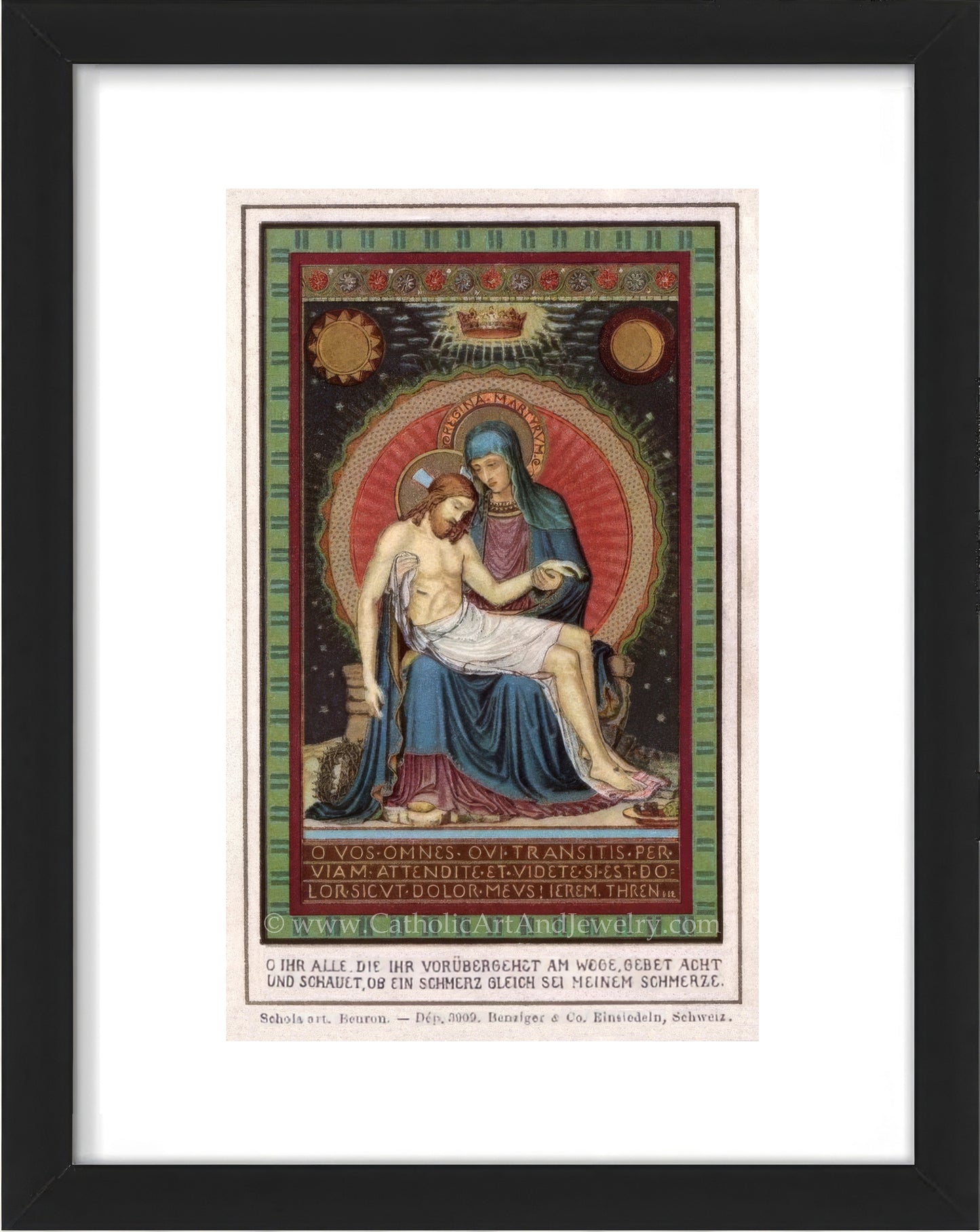 a painting of a woman holding a child