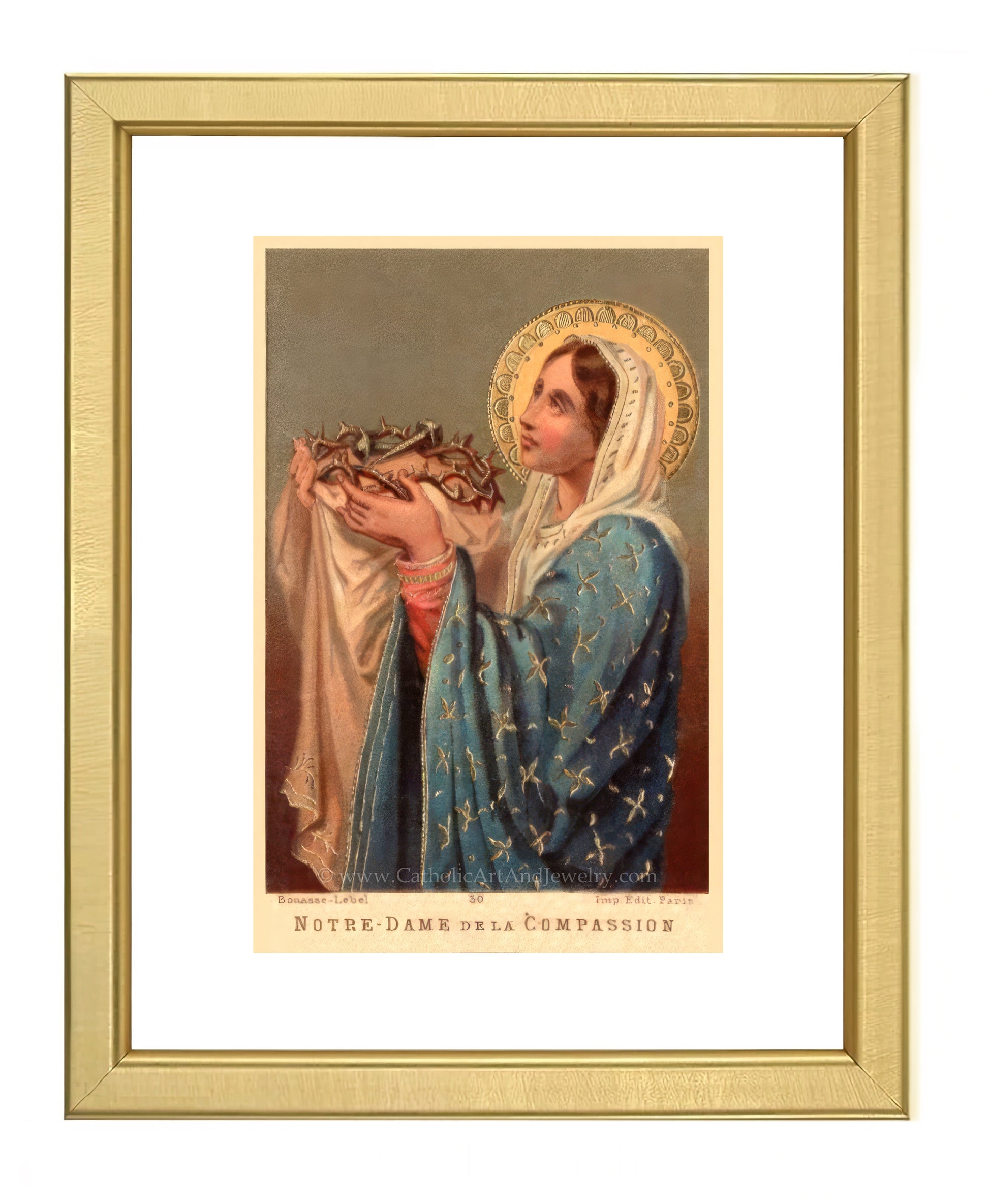 a painting of a woman holding a baby jesus