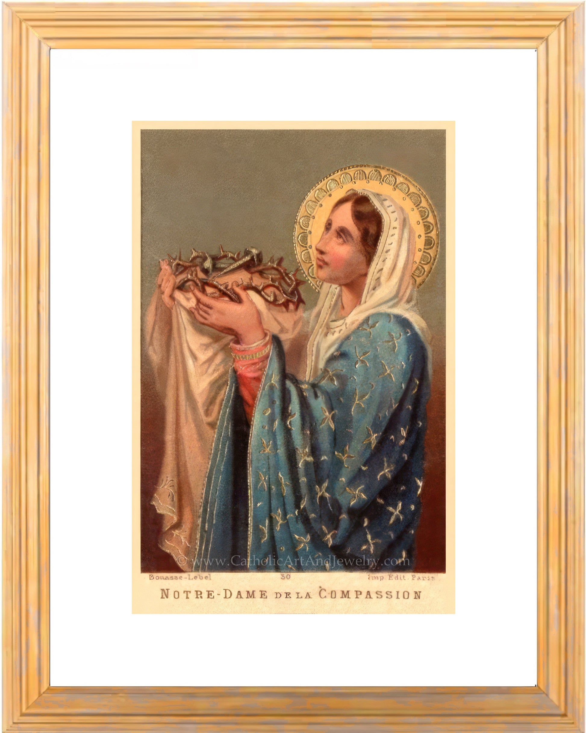 a painting of a woman holding a baby jesus