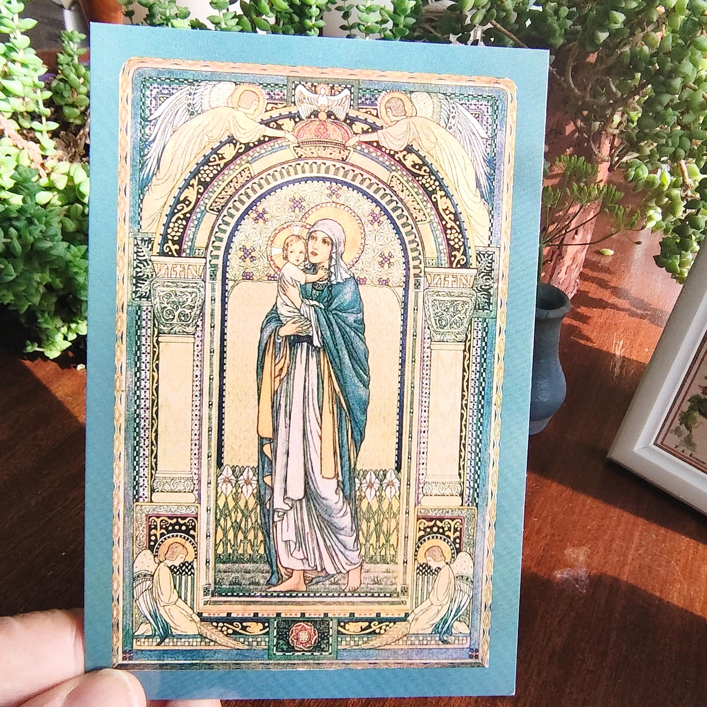 New! Labrousse Madonna and Child Postcard – 3 / 10 / 100 – Art Nouveau Catholic Art