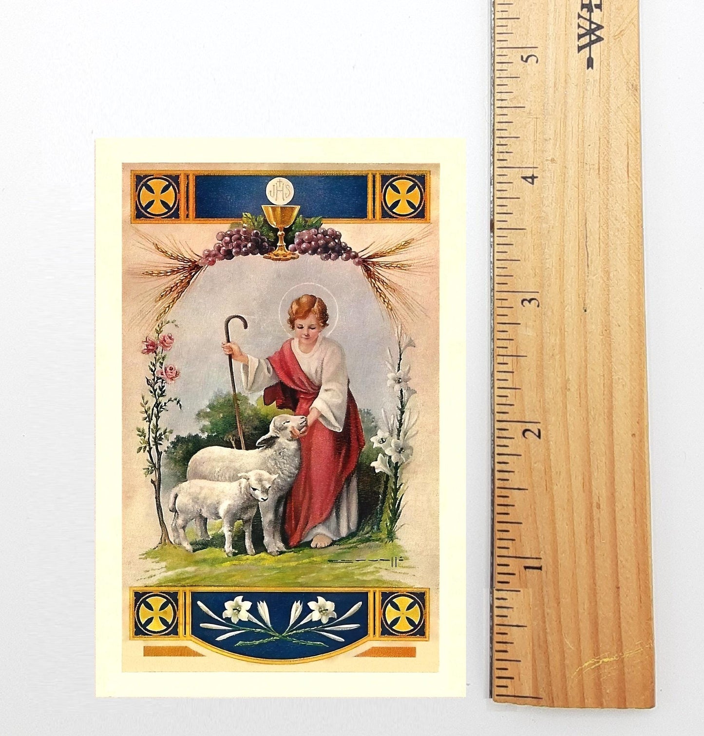 New! Christ Child Holy Card – Easter Springtime – pack of 10/100/1000 – Restored Vintage Holy Card