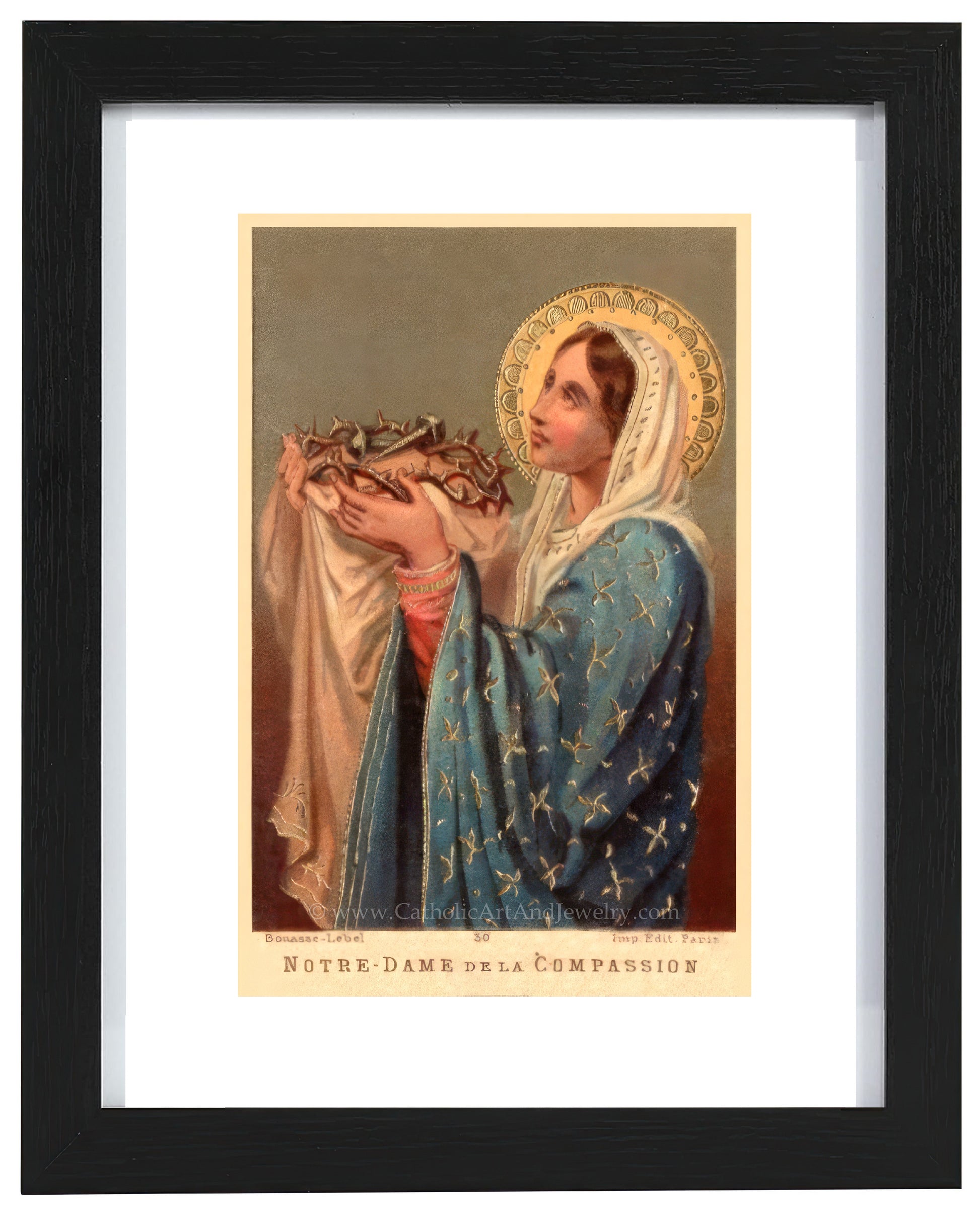 a painting of a woman holding a baby jesus