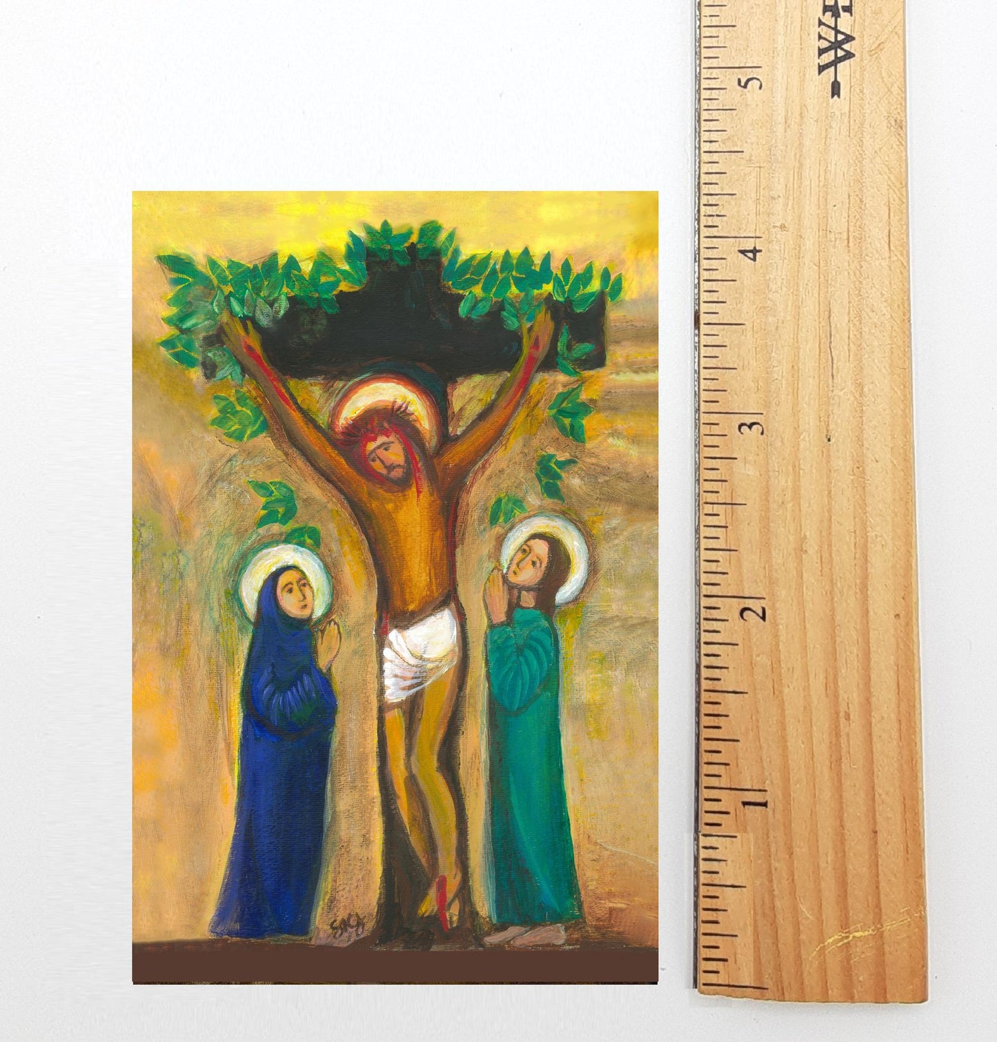 New! Tree of Life – Crucifixion –pack of 10/100/1000 – Easter Holy Card