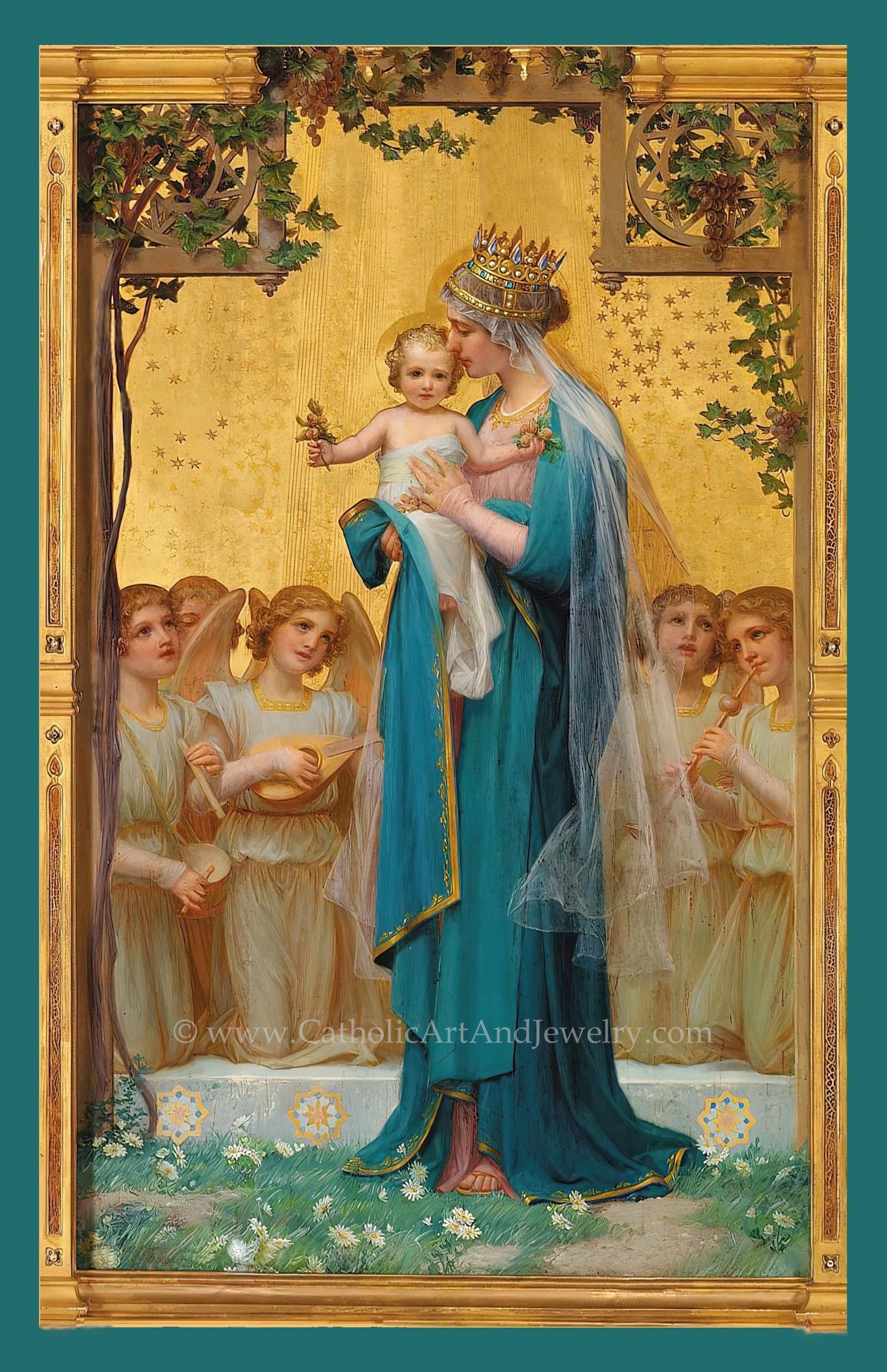 New! Mother of God – Enrique M. Vidal – pack of 10/100/1000 – Madonna and Child Holy Card