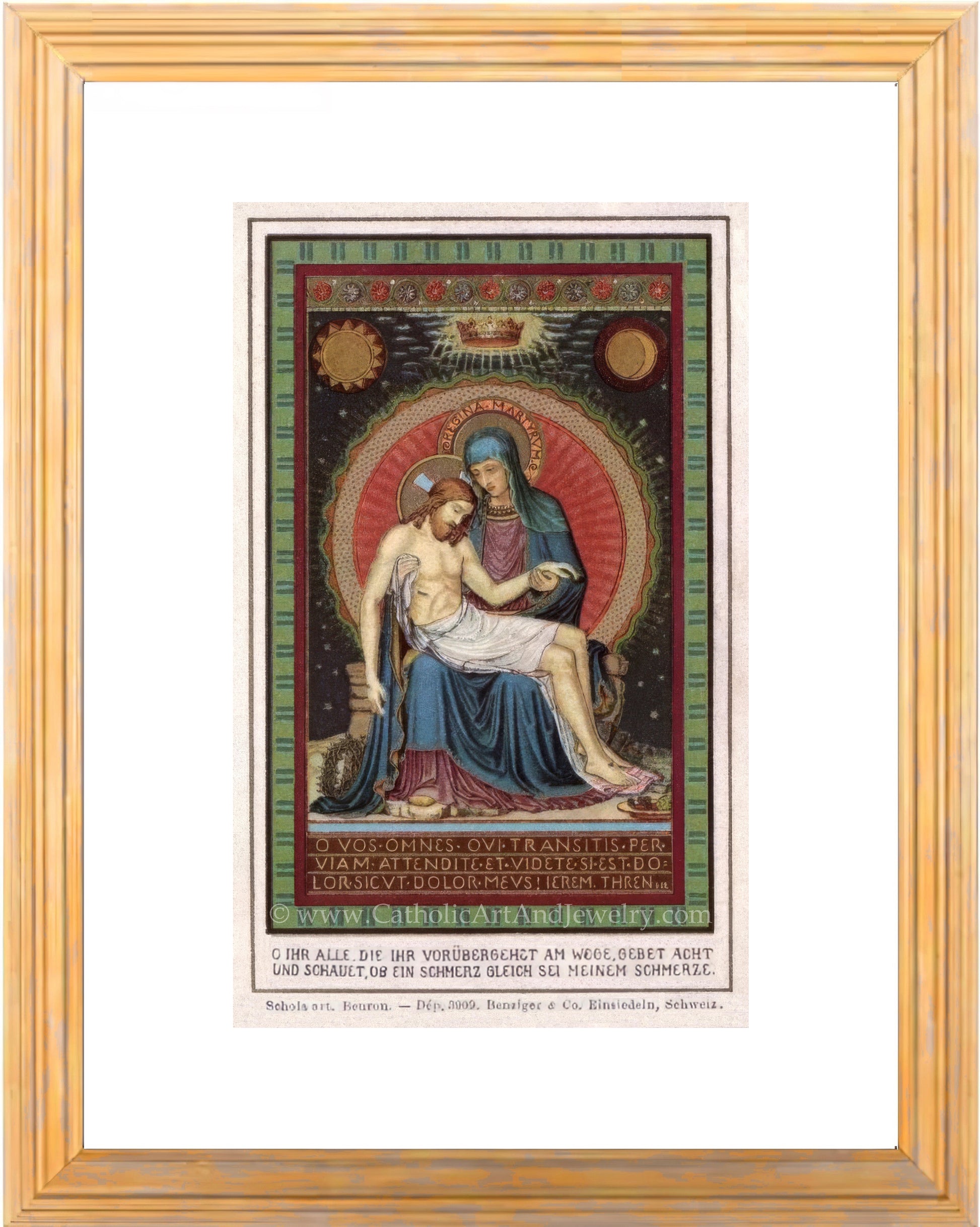 a painting of a woman holding a child