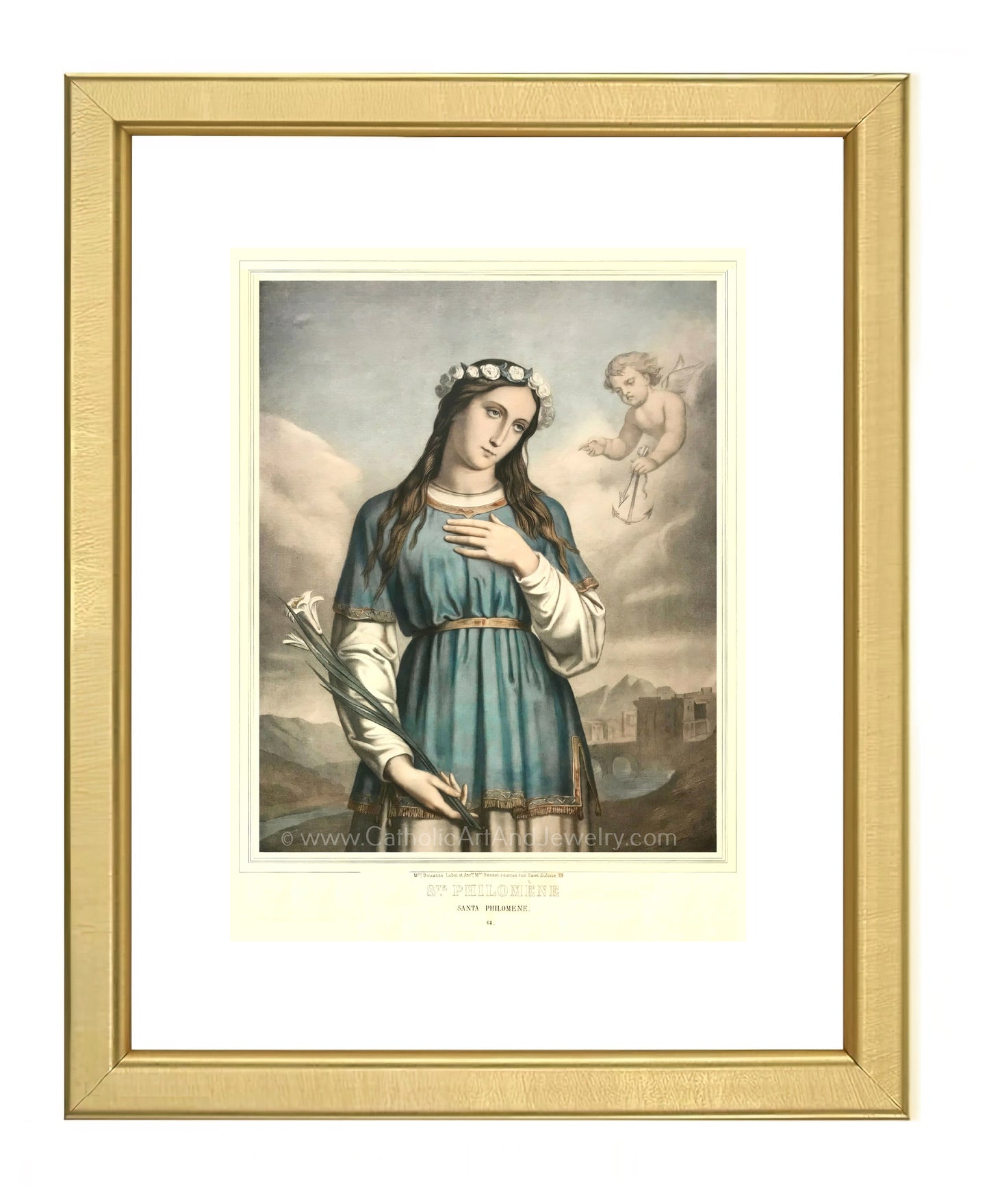 a painting of a woman holding a baby