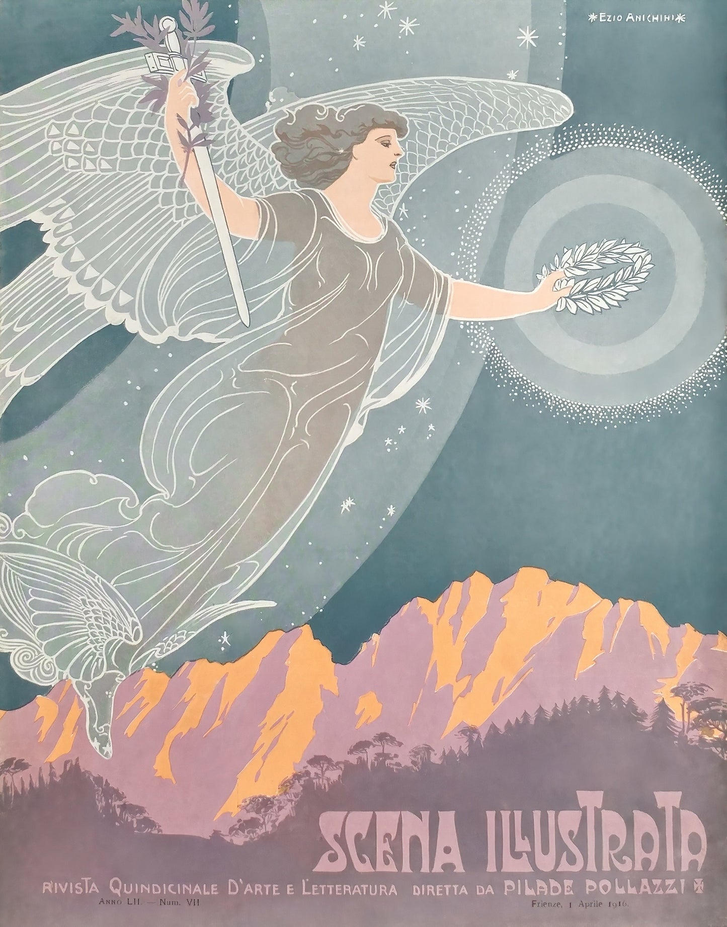 New! St. Michael – 7 sizes – by Ezio Anichini – Catholic Gift – Archival Quality