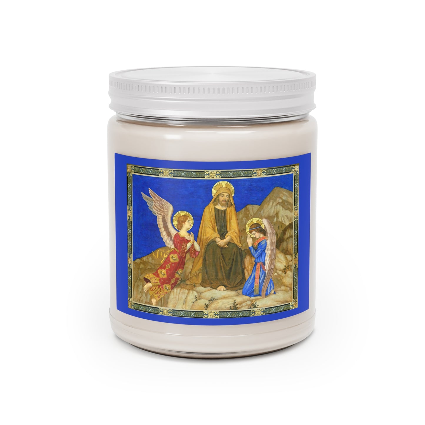 New! Jesus In The Desert Scented Candle - 9 oz - Free Shipping!