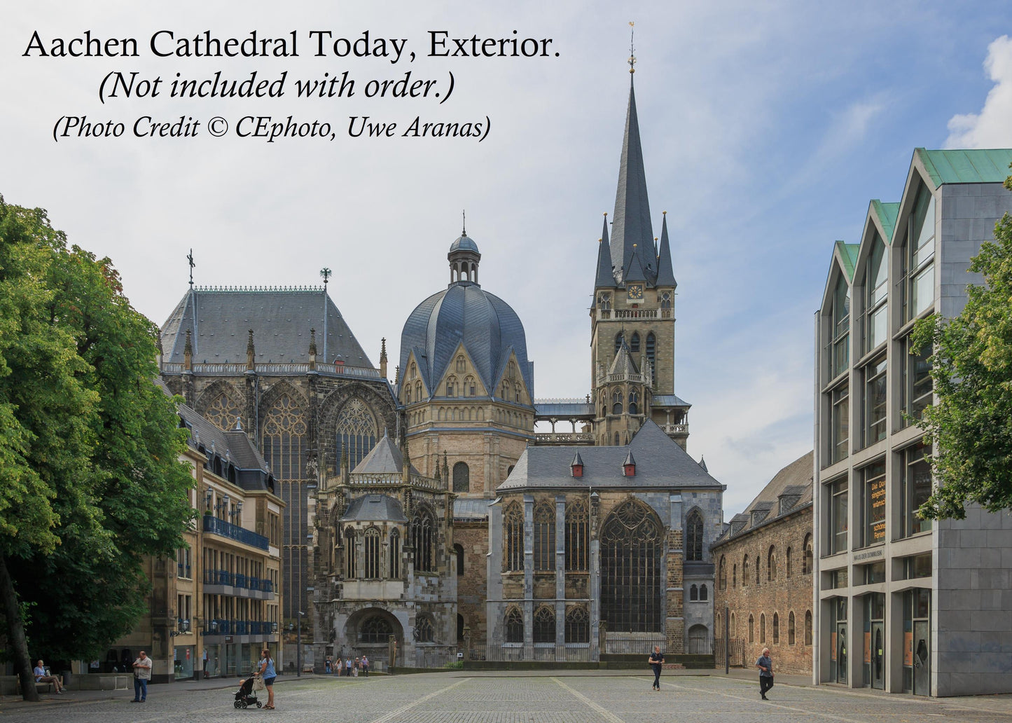 New! Church Interior – In the Choir of Aachen Cathedral – by Franz Stegmann – Beautiful Catholic Art – Archival Quality