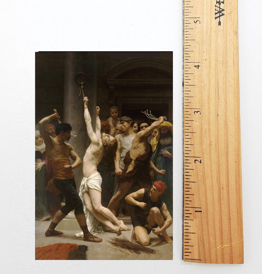 New!  Scourging at the Pillar – pack of 10/100/1000  – Easter Holy Card