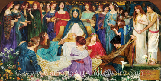 New! The Blessed Damozel - John Byam Liston Shaw - Beautiful Catholic Art