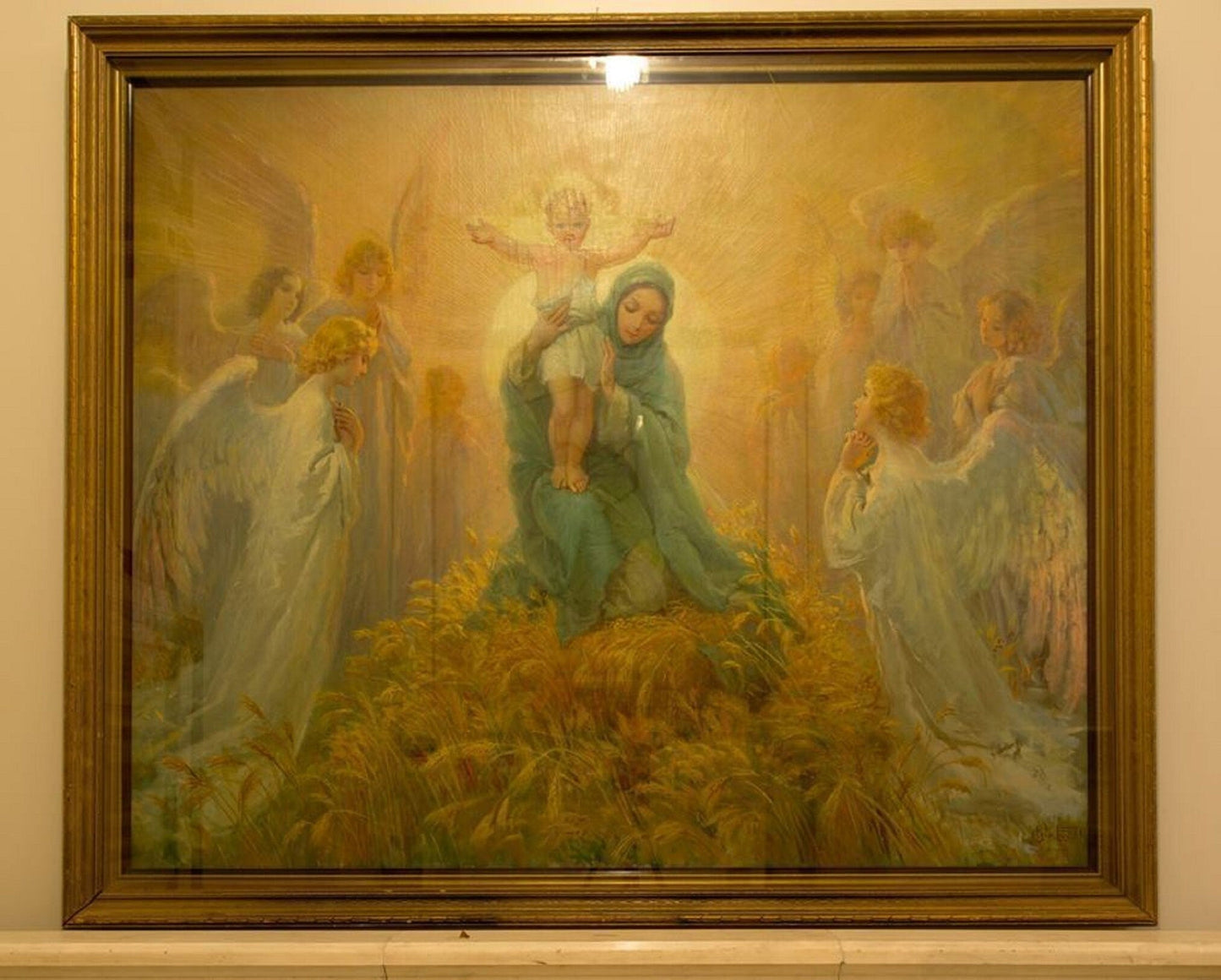 Adoration of the Angels – Cleto Luzzi – Catholic Art Print – Christmas – Unique Catholic Gift – Archival Quality - Catholic Art and Jewelry