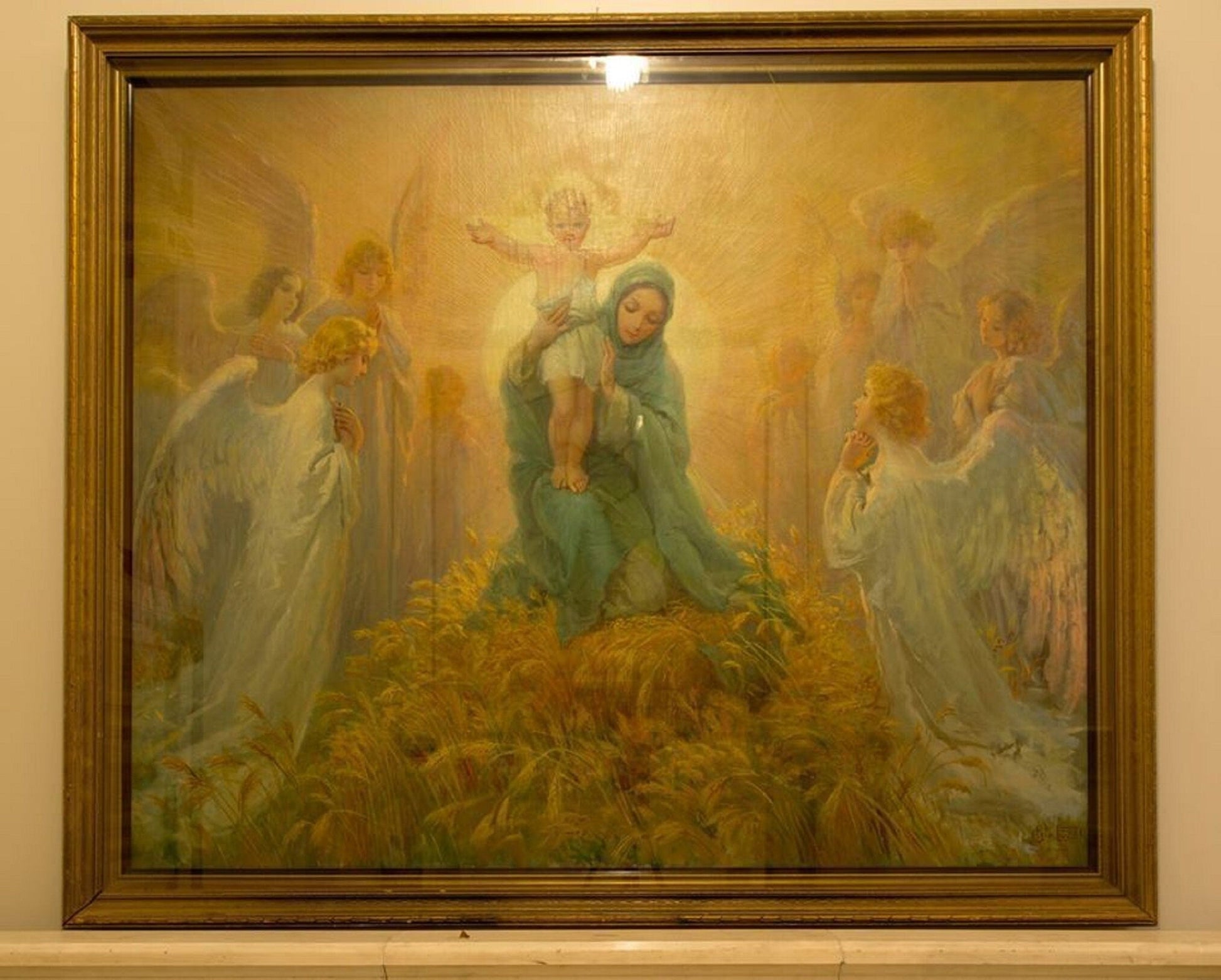 Adoration of the Angels – Cleto Luzzi – Catholic Art Print – Christmas – Unique Catholic Gift – Archival Quality - Catholic Art and Jewelry