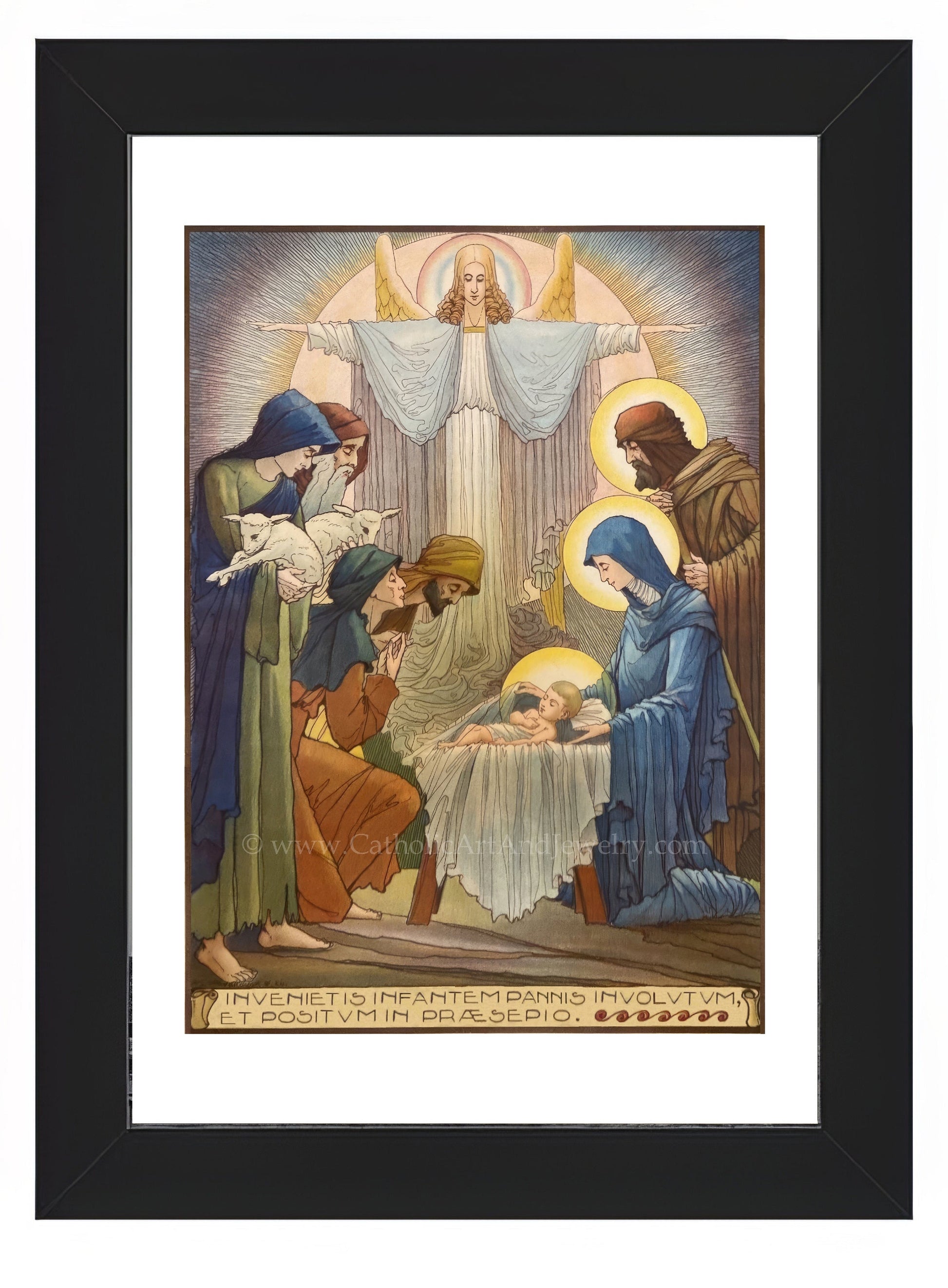 Adoration of the Shepherds – Jos Speybrouck – Catholic Art Print – Unique Catholic Gift – Christmas – Archival Quality - Catholic Art and Jewelry