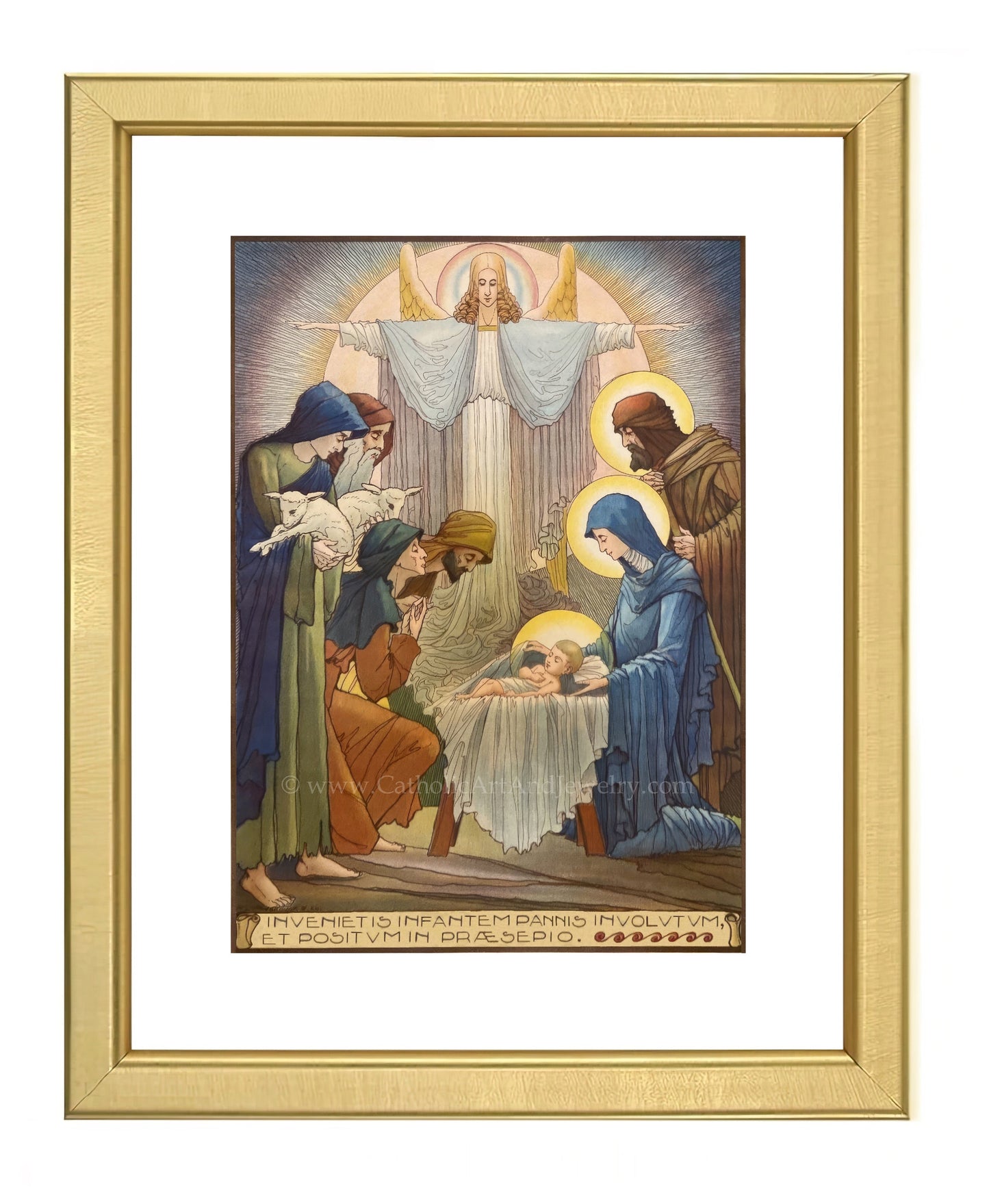 Adoration of the Shepherds – Jos Speybrouck – Catholic Art Print – Unique Catholic Gift – Christmas – Archival Quality - Catholic Art and Jewelry
