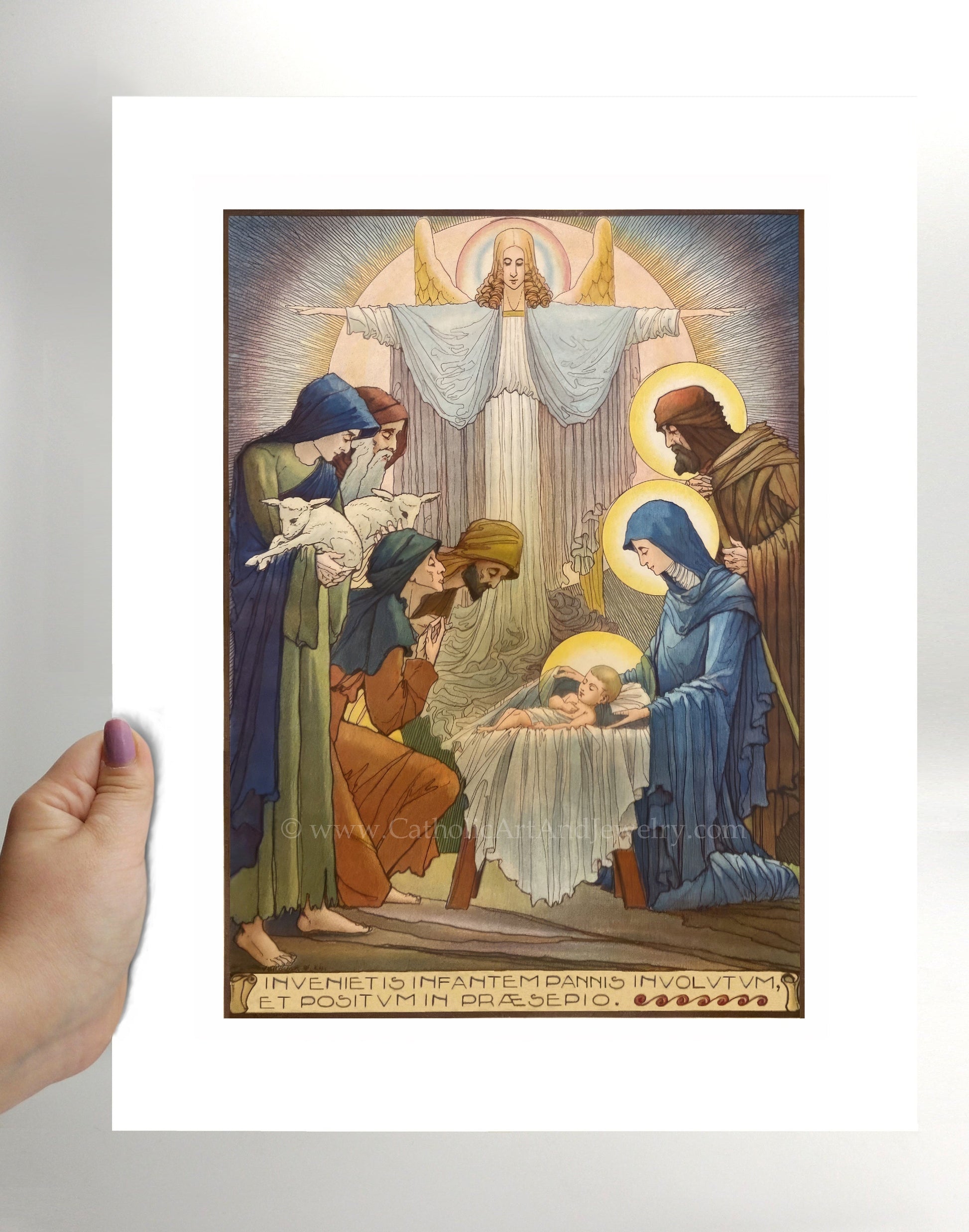 Adoration of the Shepherds – Jos Speybrouck – Catholic Art Print – Unique Catholic Gift – Christmas – Archival Quality - Catholic Art and Jewelry