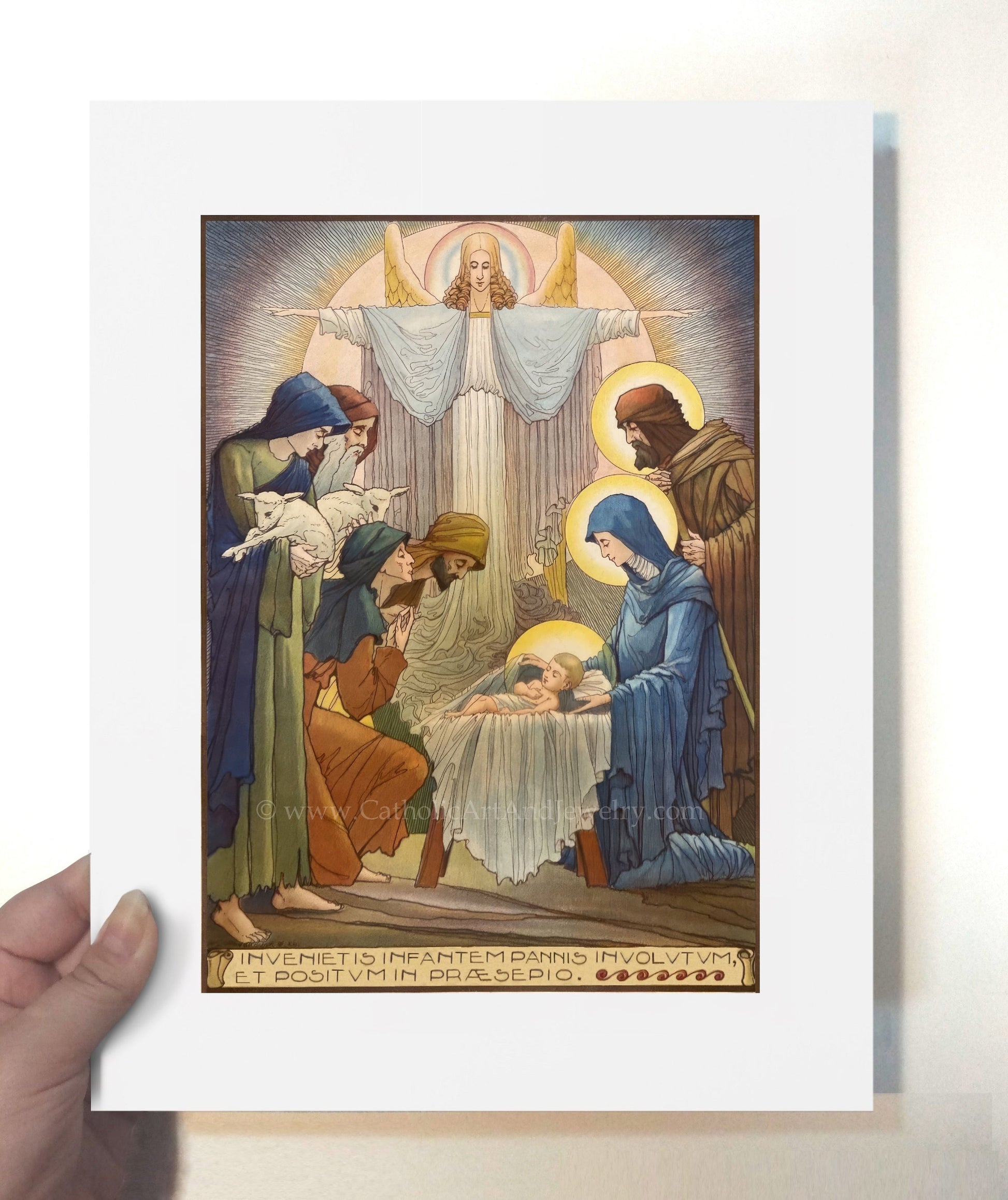 Adoration of the Shepherds – Jos Speybrouck – Catholic Art Print – Unique Catholic Gift – Christmas – Archival Quality - Catholic Art and Jewelry
