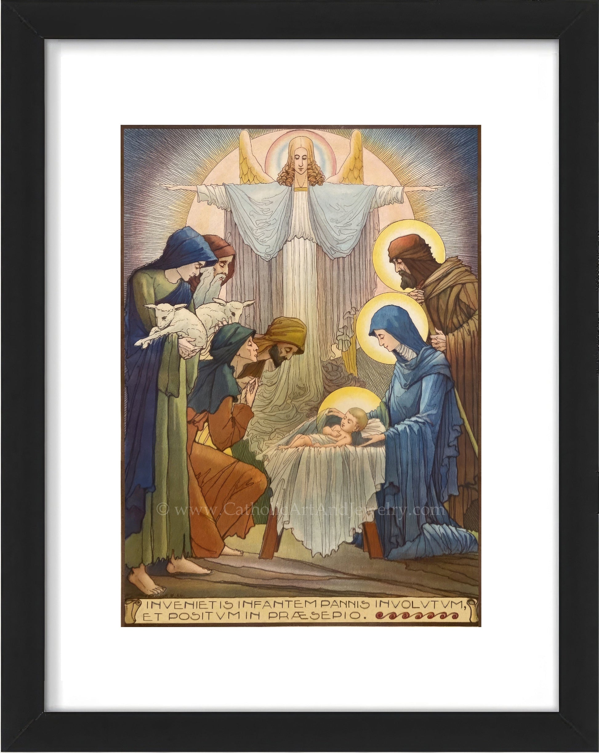 Adoration of the Shepherds – Jos Speybrouck – Catholic Art Print – Unique Catholic Gift – Christmas – Archival Quality - Catholic Art and Jewelry