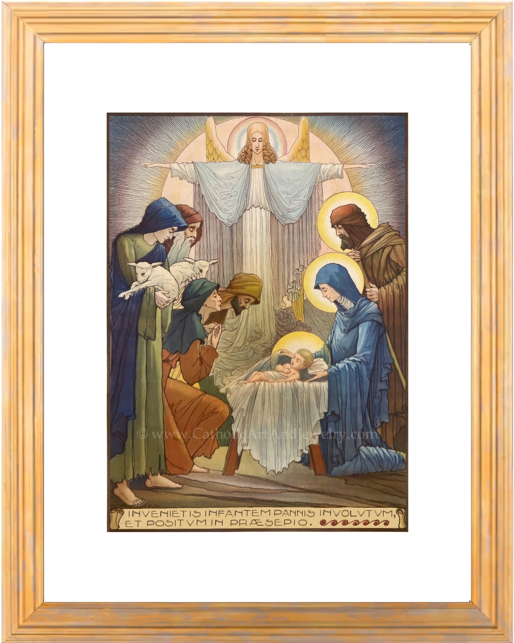 Adoration of the Shepherds – Jos Speybrouck – Catholic Art Print – Unique Catholic Gift – Christmas – Archival Quality - Catholic Art and Jewelry
