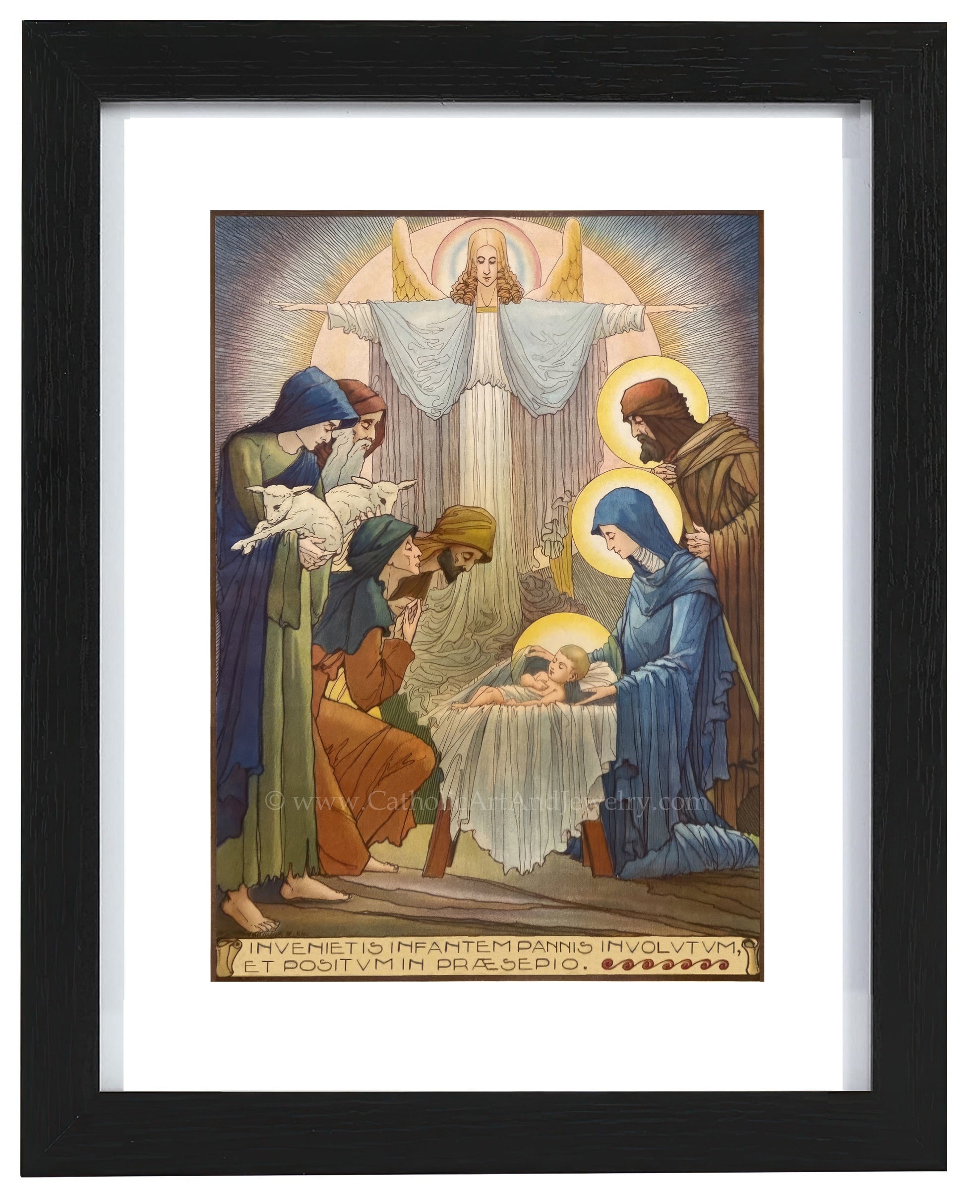Adoration of the Shepherds – Jos Speybrouck – Catholic Art Print – Unique Catholic Gift – Christmas – Archival Quality - Catholic Art and Jewelry