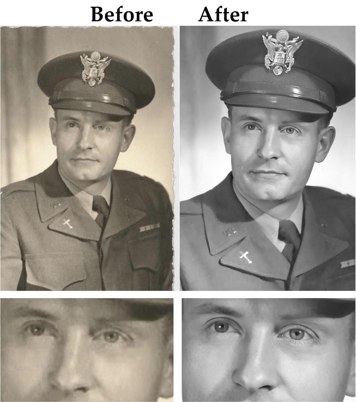 New! Venderable Fr. Emil Kapaun – Exclusive Photo Restoration – Archival Quality
