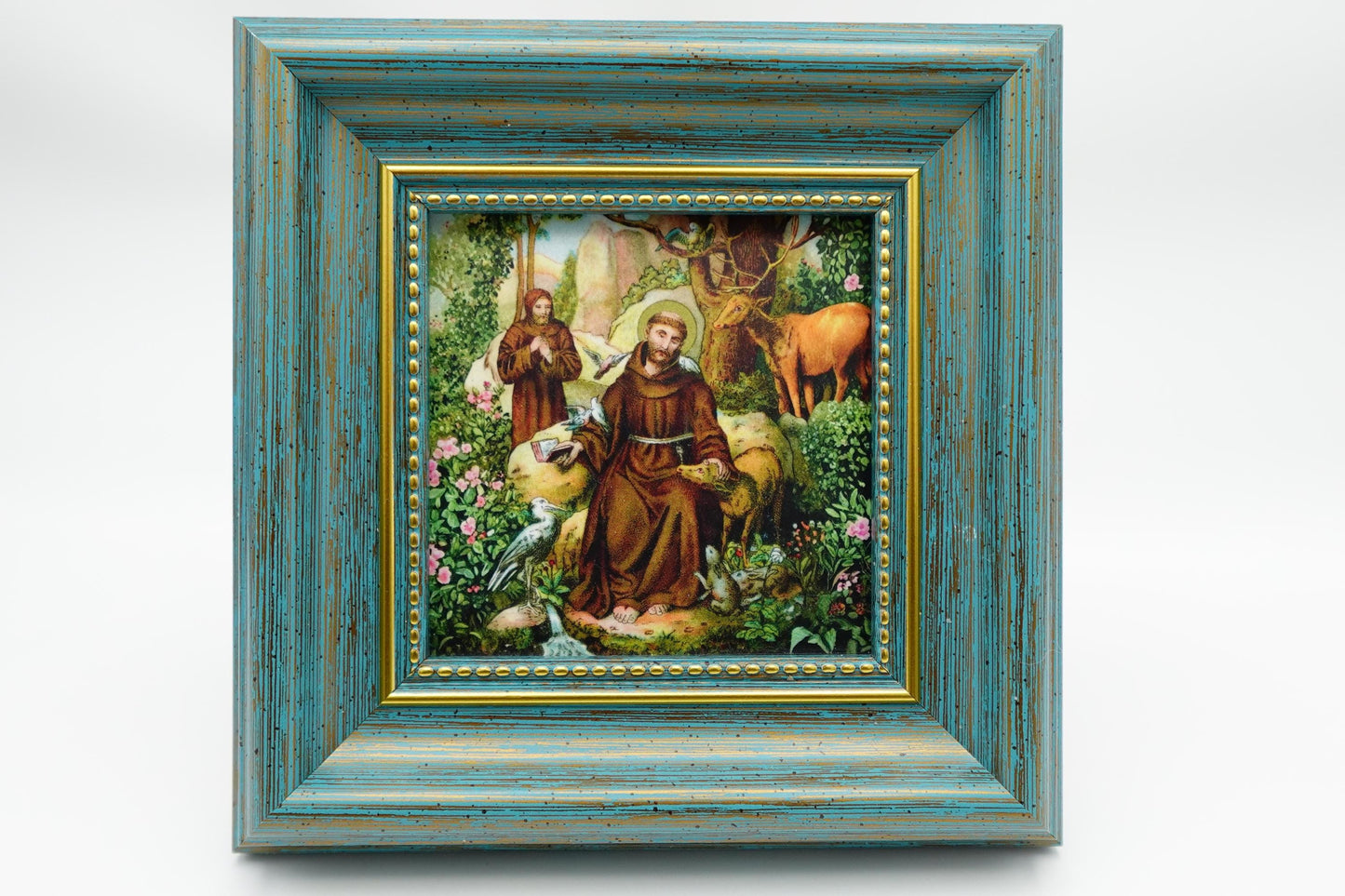 New! St. Francis – Miniature Frame – B. Kuhlen