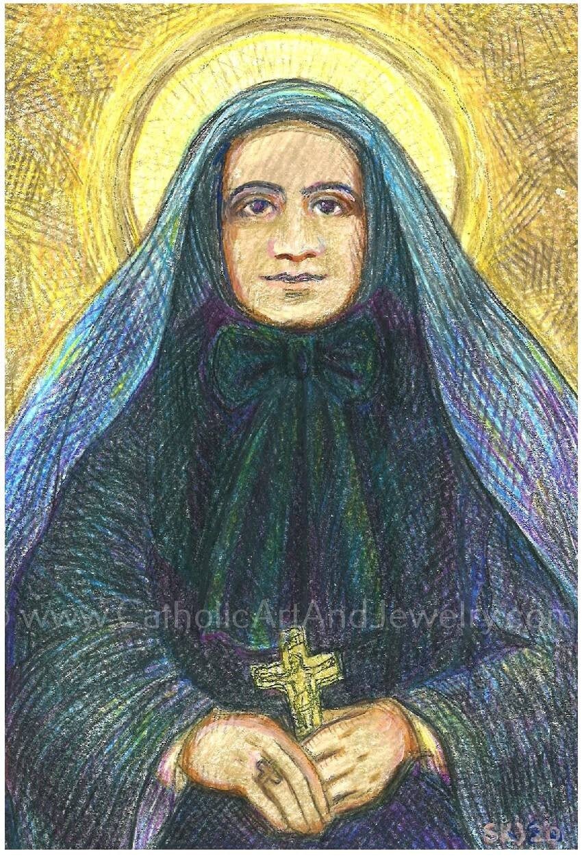 Saint Frances Xavier Cabrini Art Print