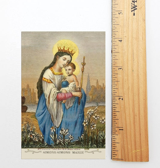 Love, Let us Love Mary! – Queenship of Mary – Prayer to Our Lady – pack of 10/100/1000