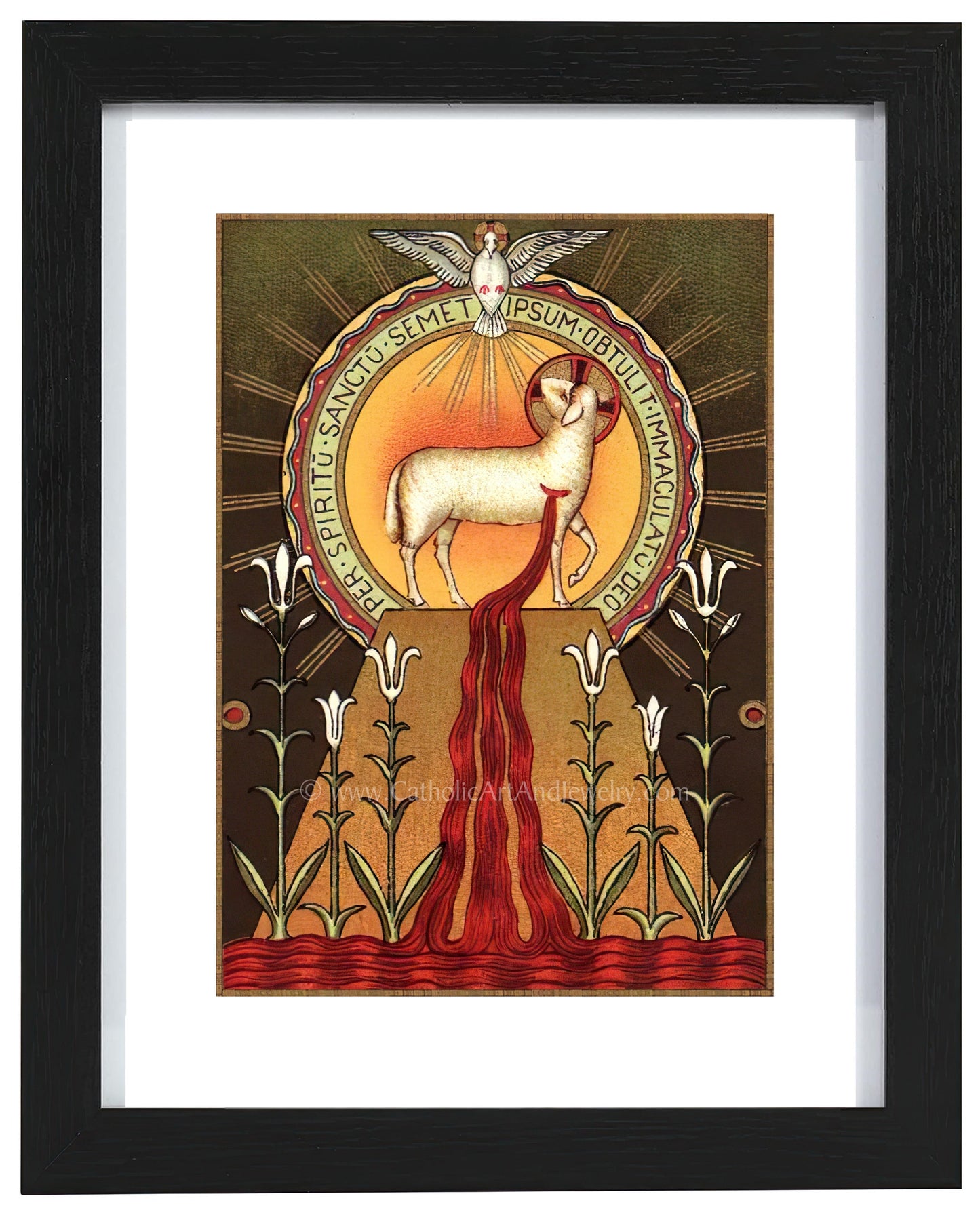Blood of the Lamb – Benedictine Beuron Art – Catholic Art Print – Archival Quality - Catholic Art and Jewelry