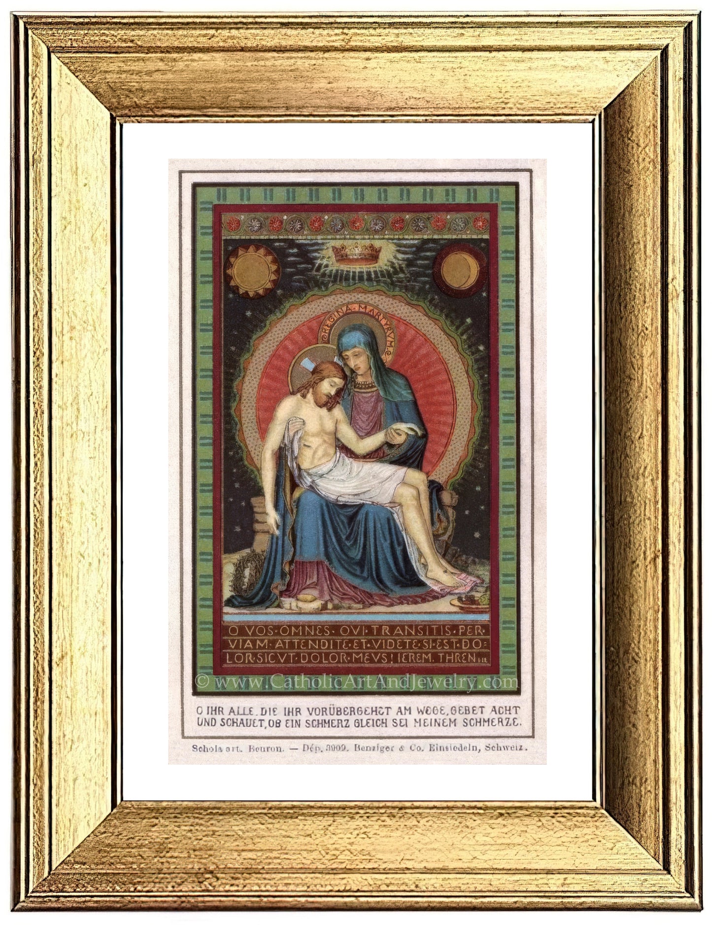 a painting of a woman holding a child