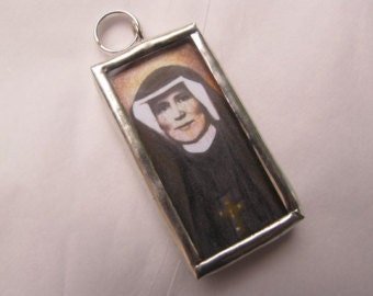 Divine Mercy Catholic Soldered Medal - St Faustina - Confirmation Gift - Easter Gift - Catholic Art and Jewelry