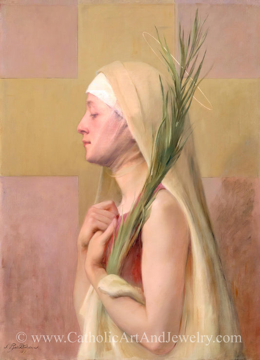 New! Saint Thecla – Sarah Paxton Ball Dodson – Catholic Art Print – Archival Quality